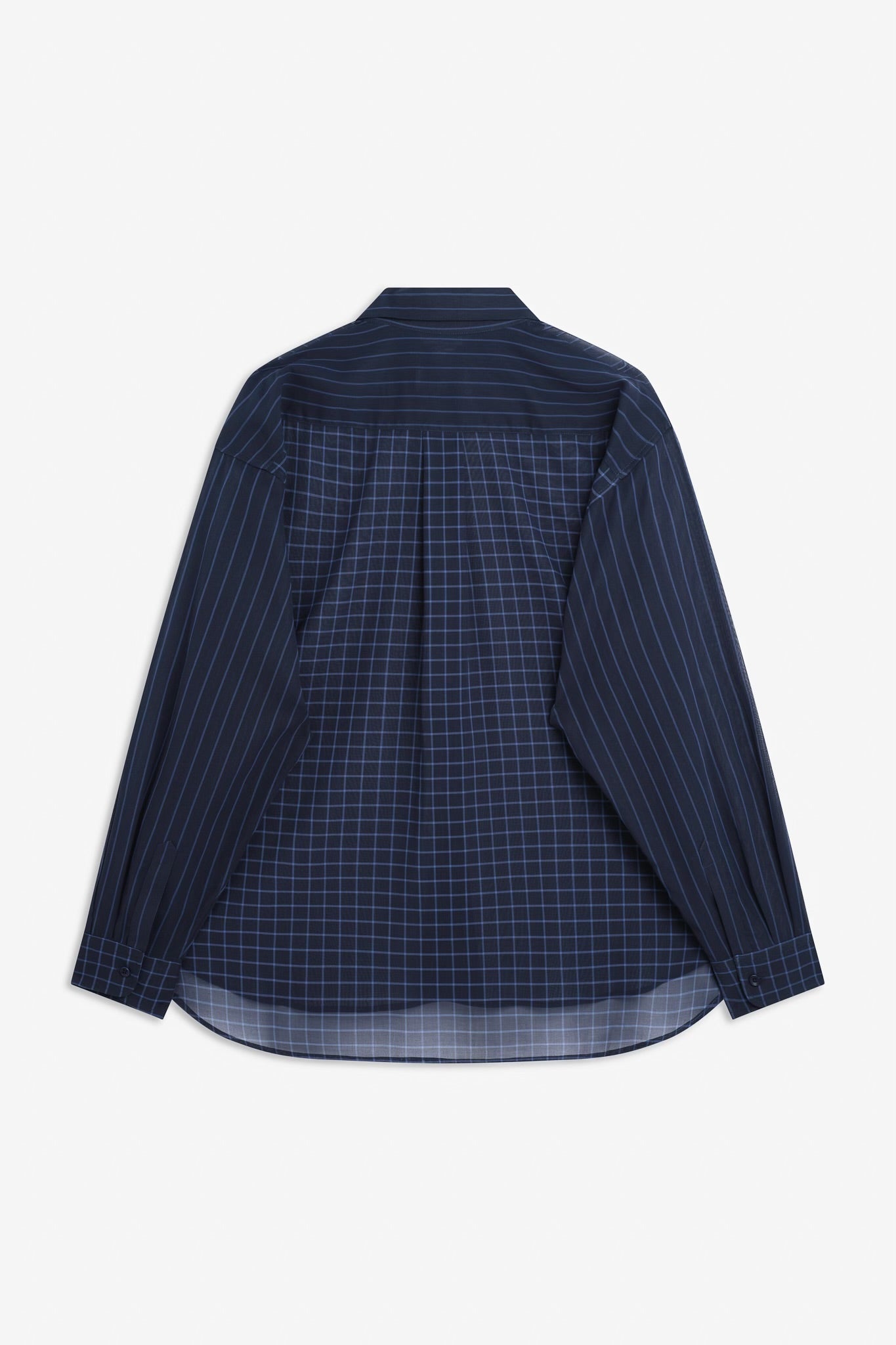 Chisholm Shirt - Navy / Cornflower Blue Stripe