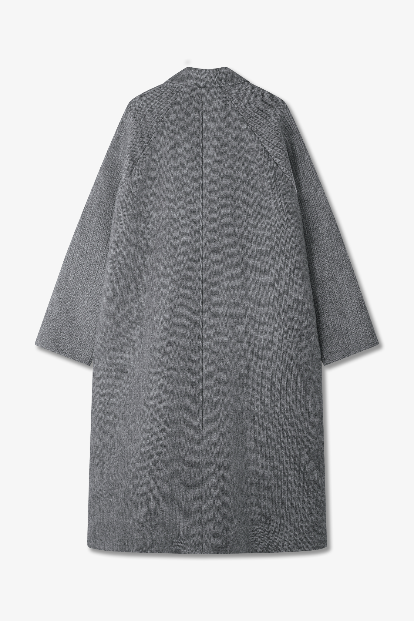 Takeshi Coat - Black / White Herringbone