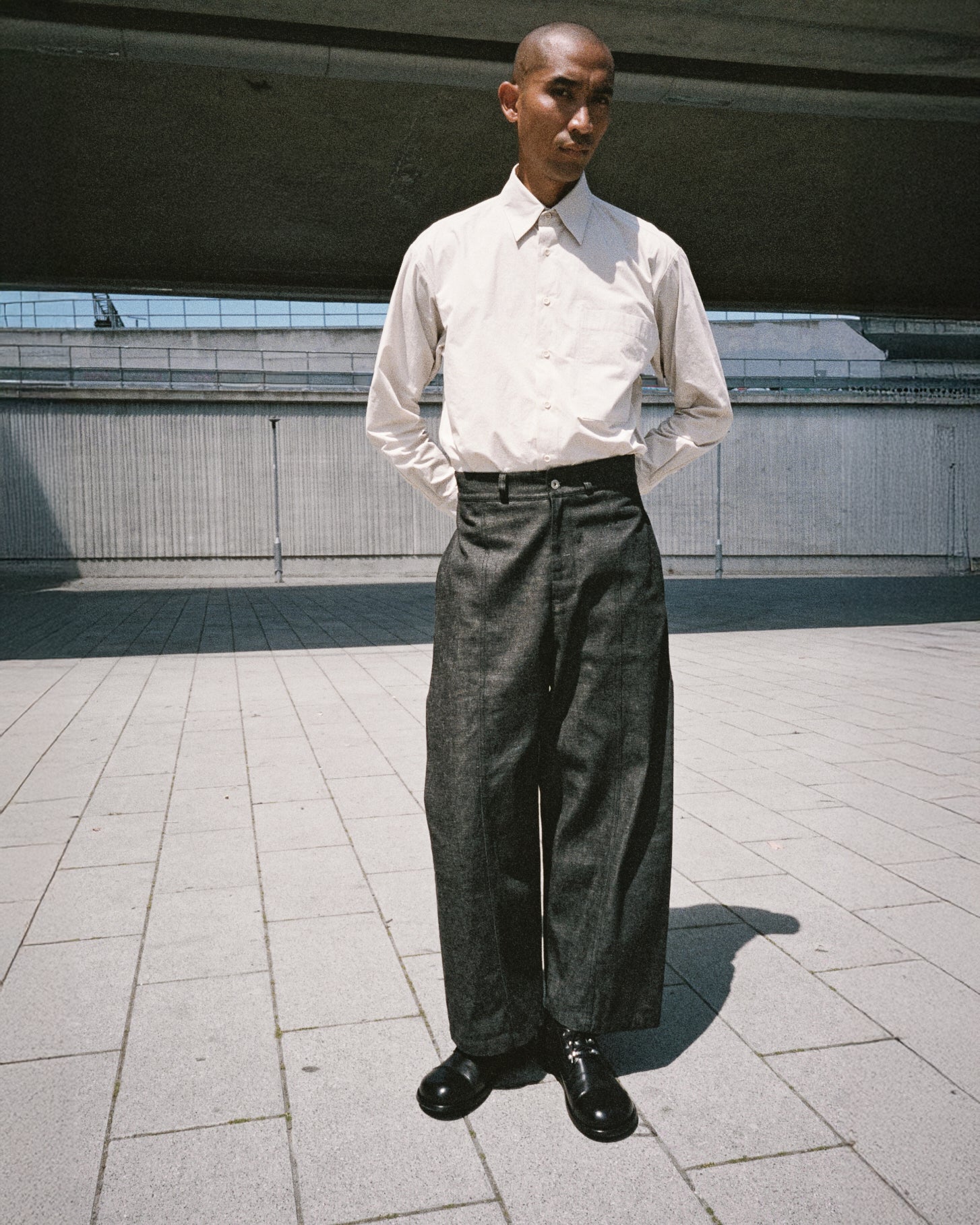 Welt Trouser Denim - Raw Black