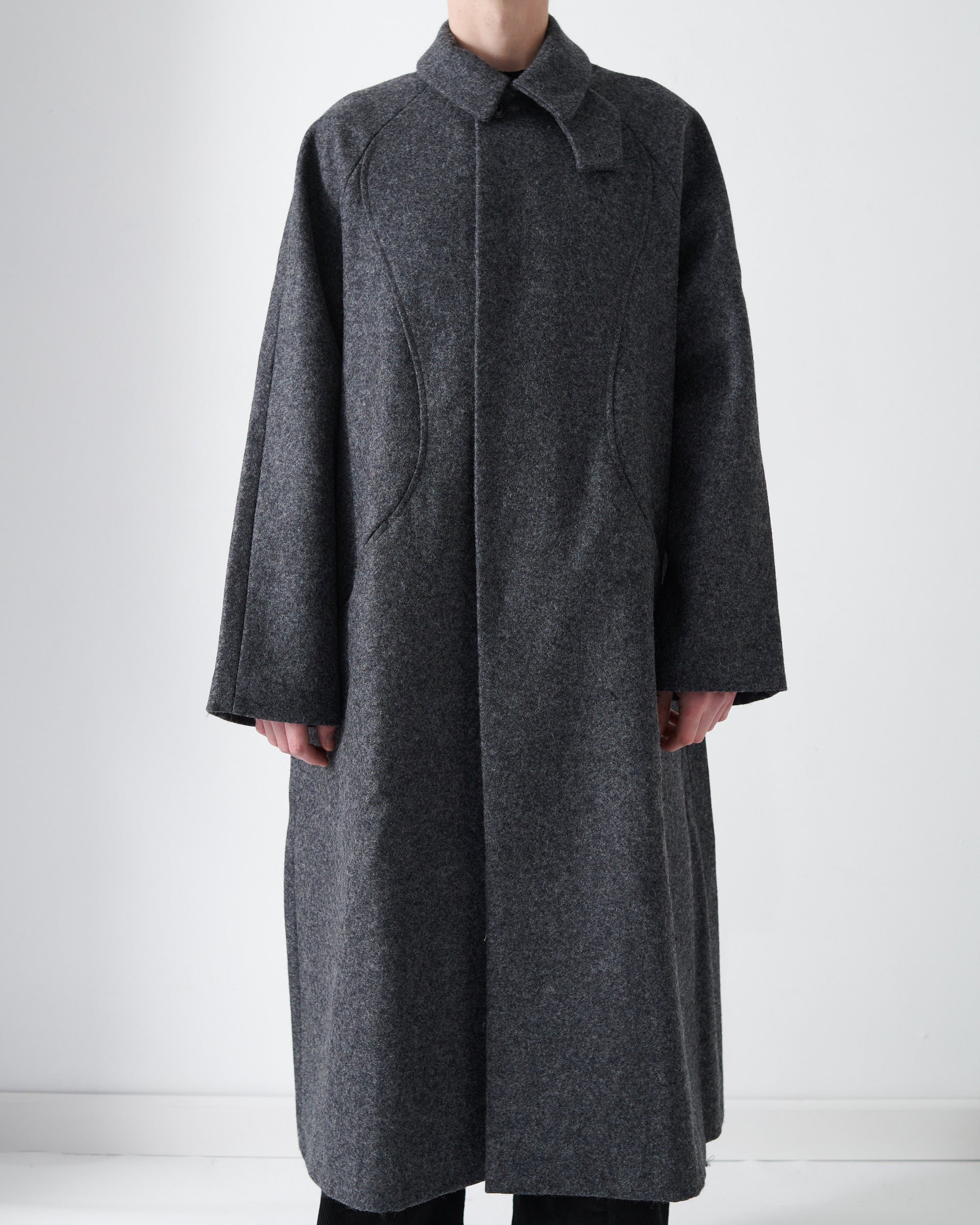 Takeshi Coat - Charcoal