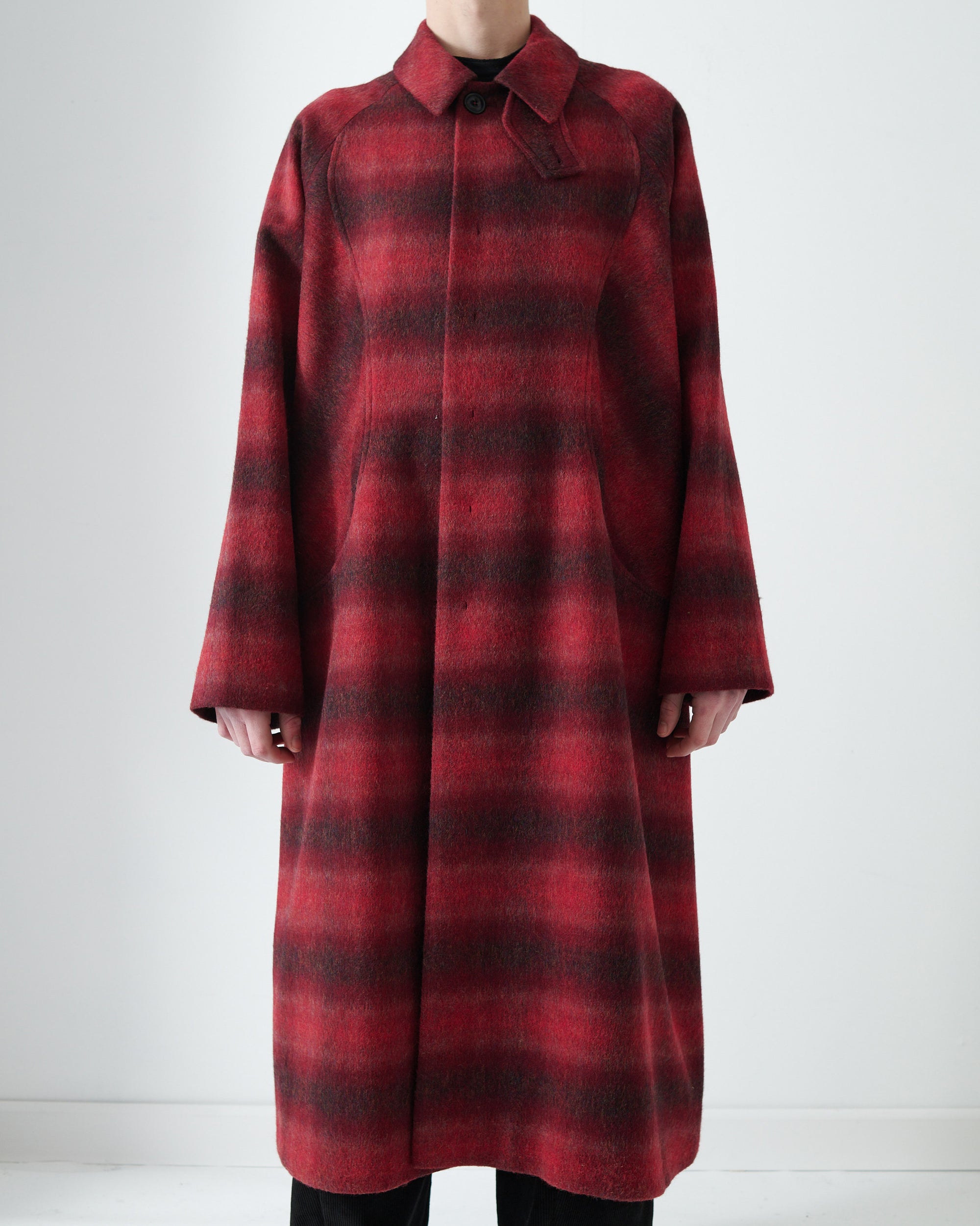 Takeshi Coat - Red Check