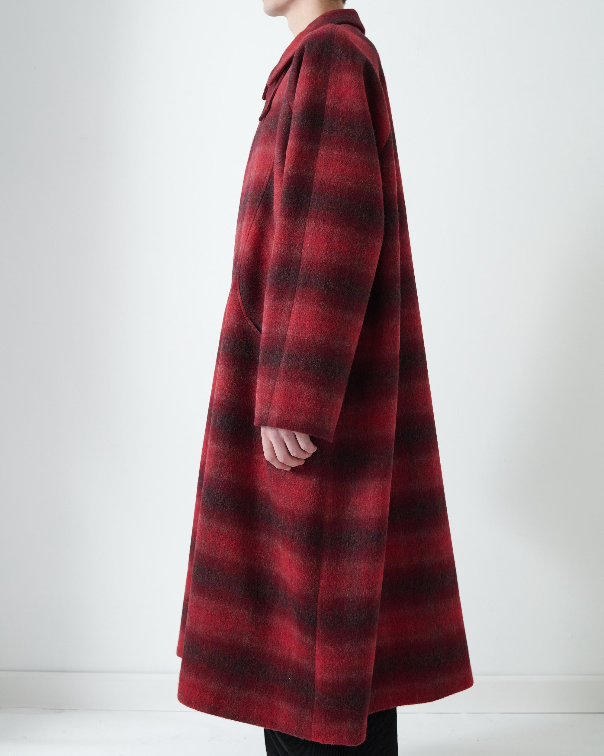 Takeshi Coat - Red Check