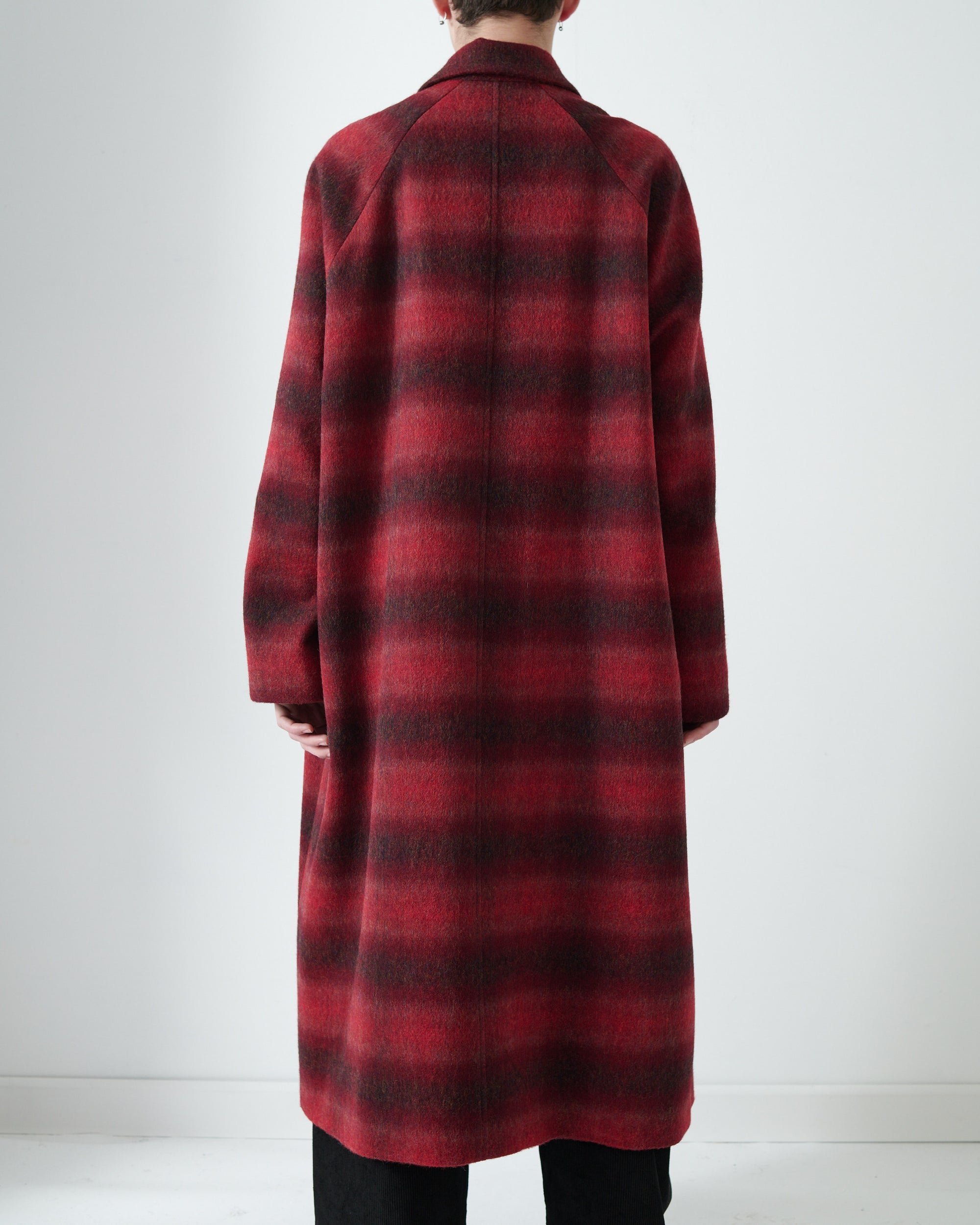 Takeshi Coat - Red Check