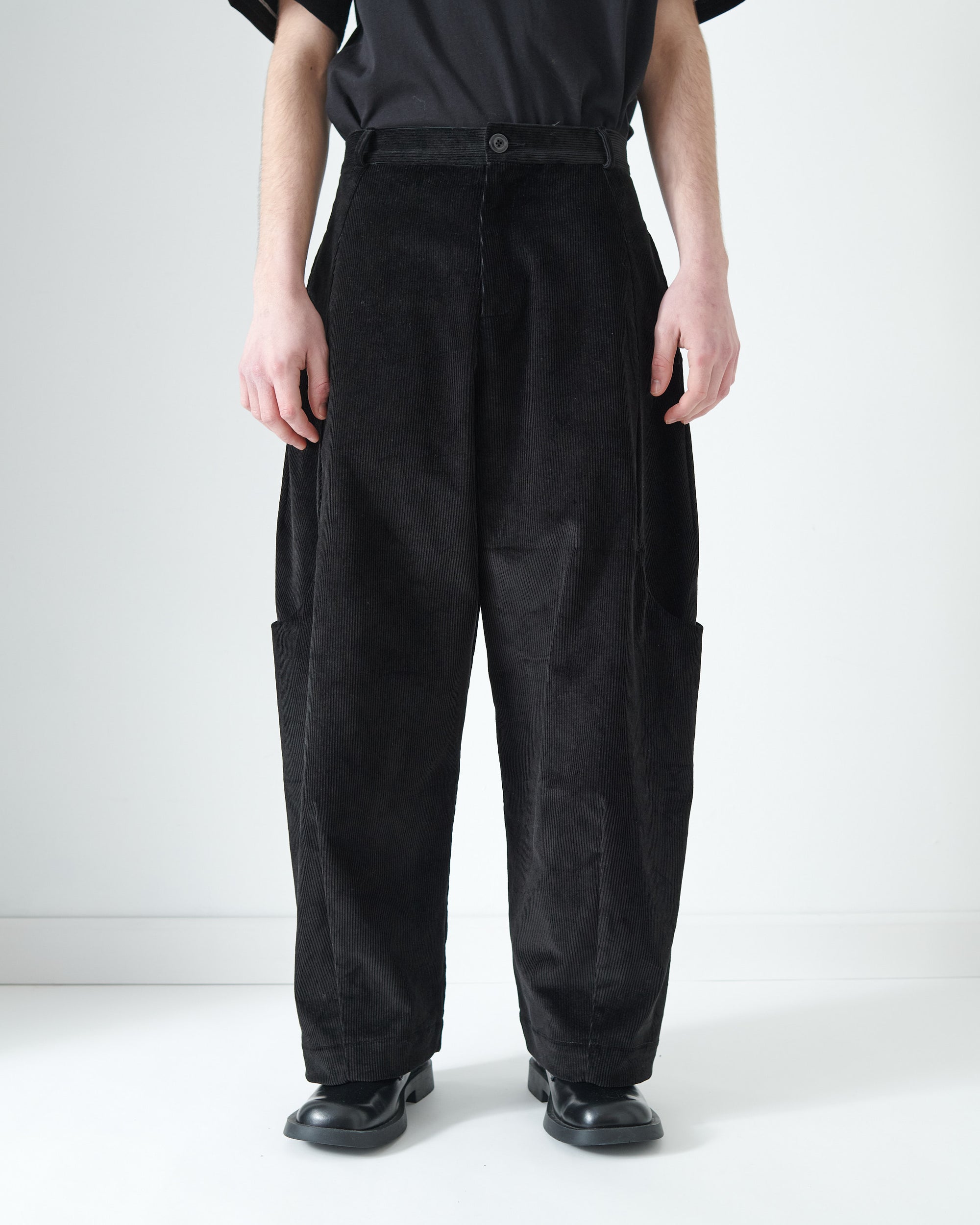 Malay Trouser - Black Corduroy