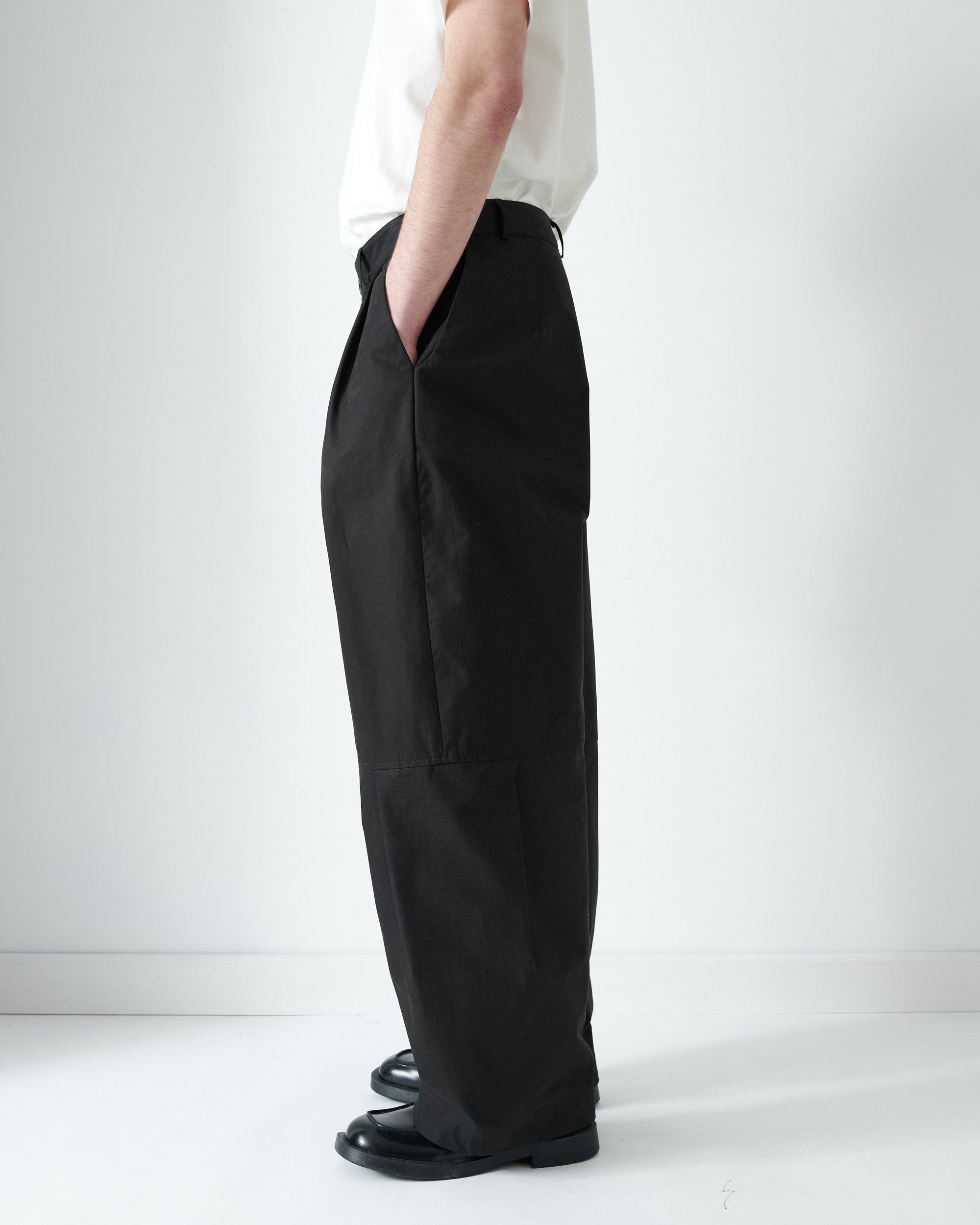 Zushi Trouser - Black Cotton