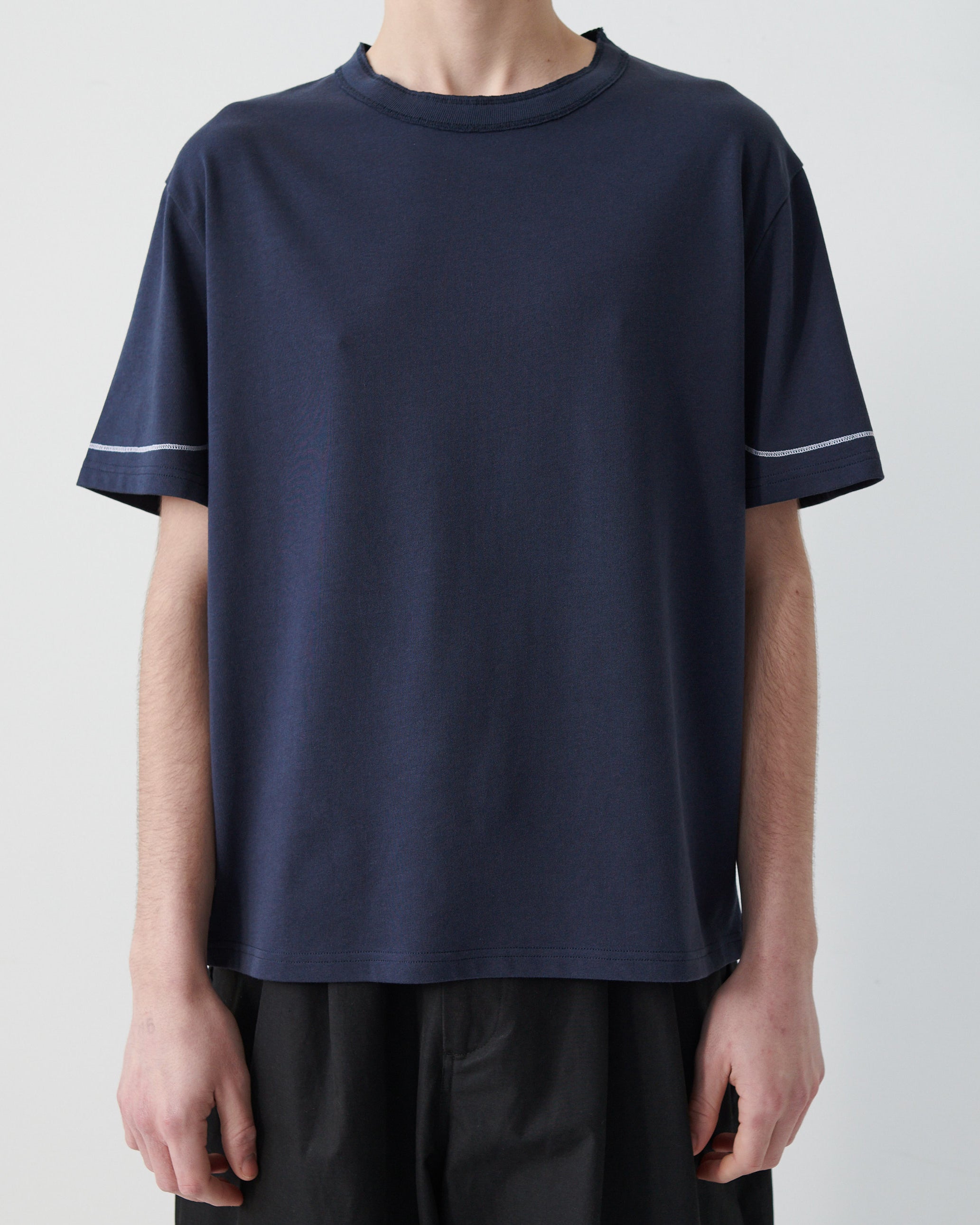 Short Sleeve Lock Tee - Navy – SAGE NATION