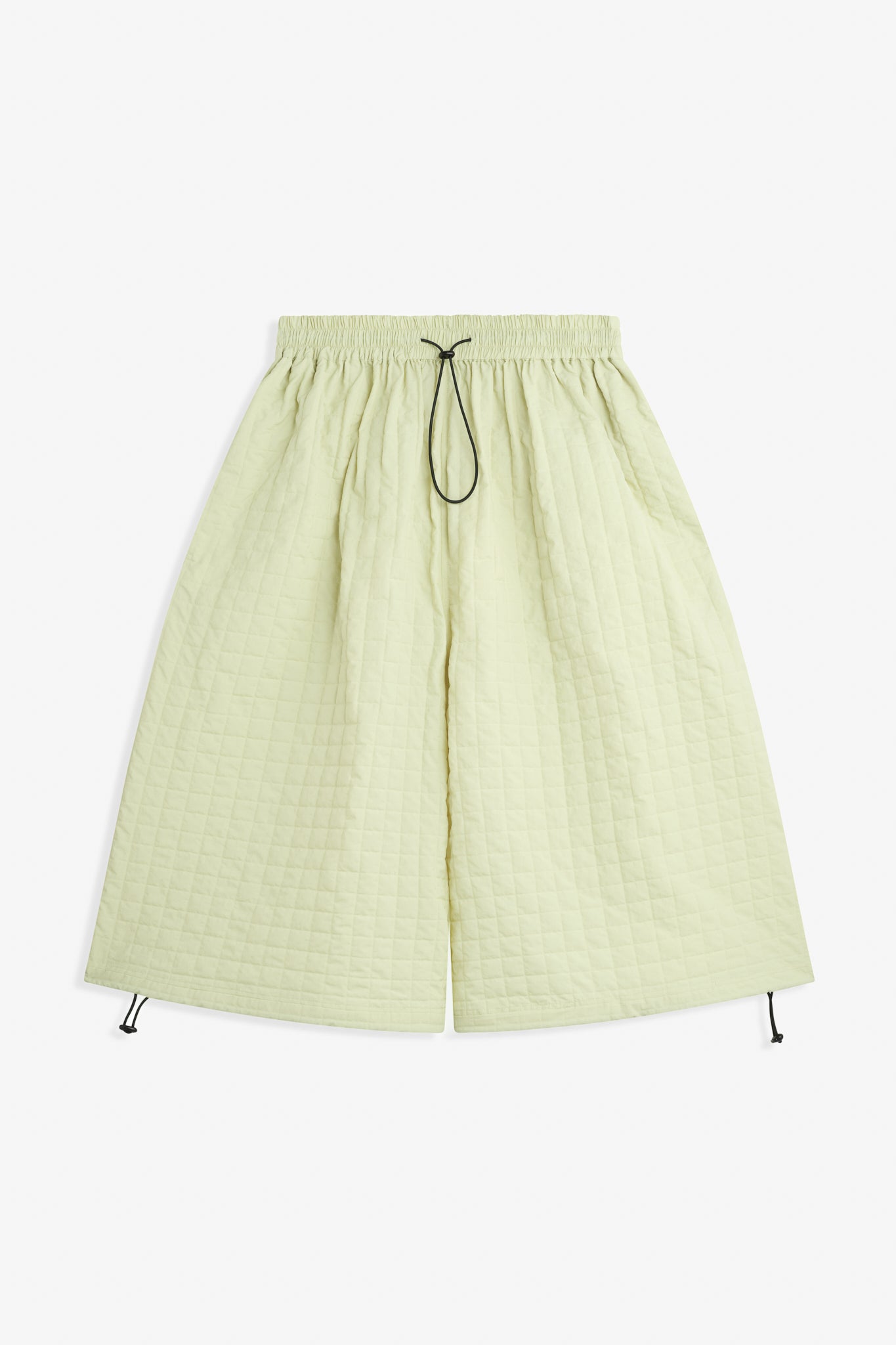 Factor Shorts - Lime Seersucker Check