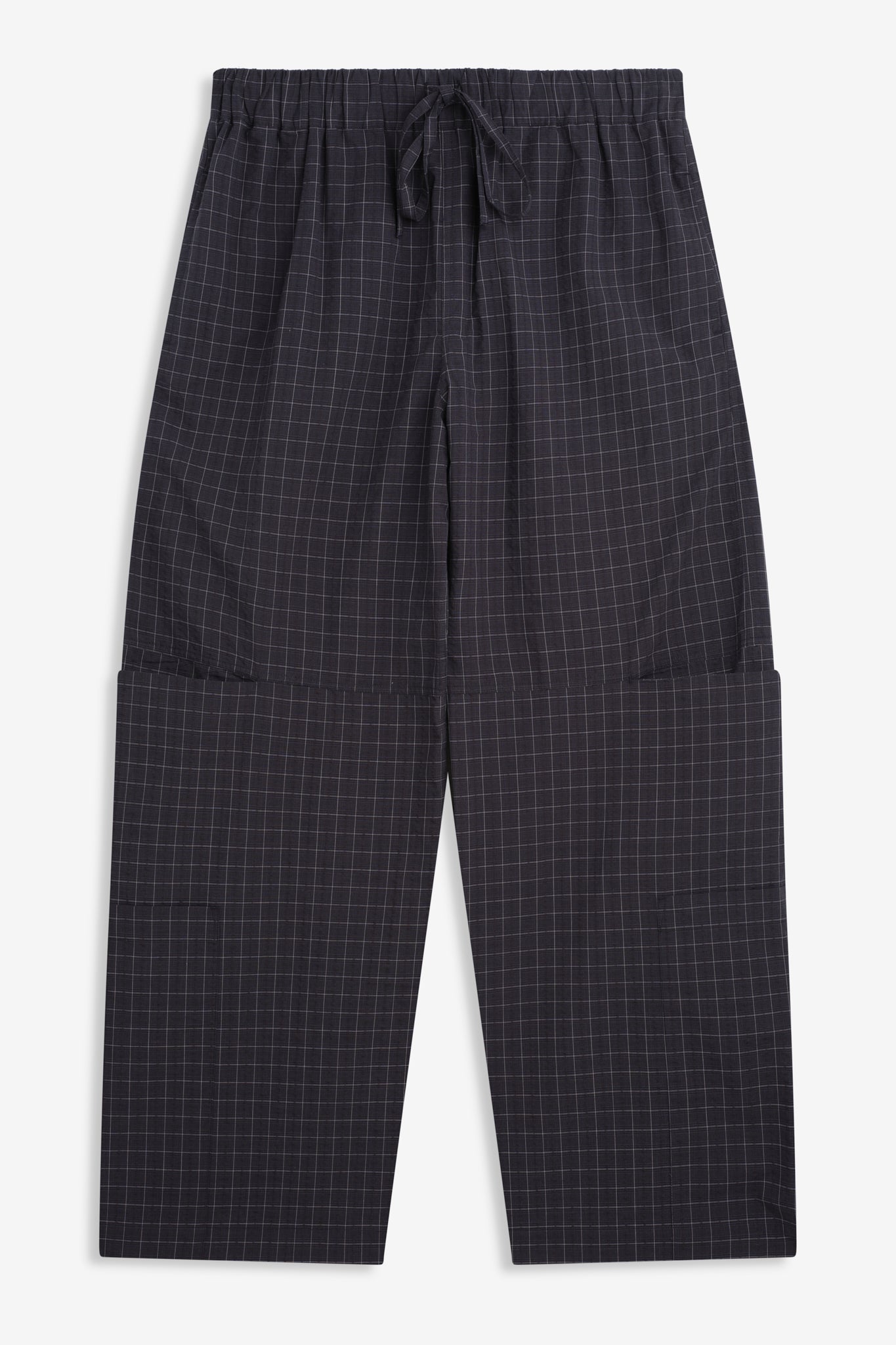 Parachute Trouser - Stone Blue Check