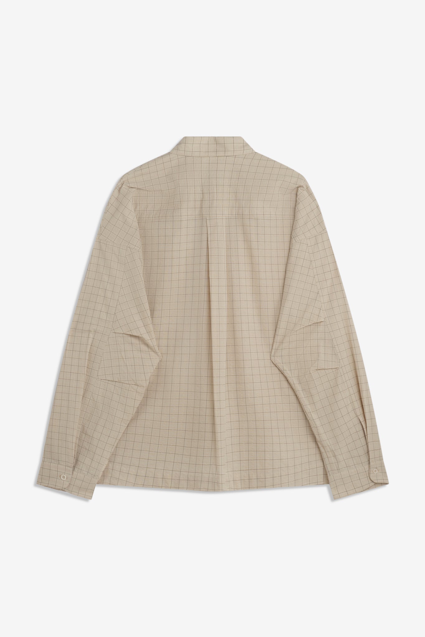 Pocket Parka Shirt - Parchment Check