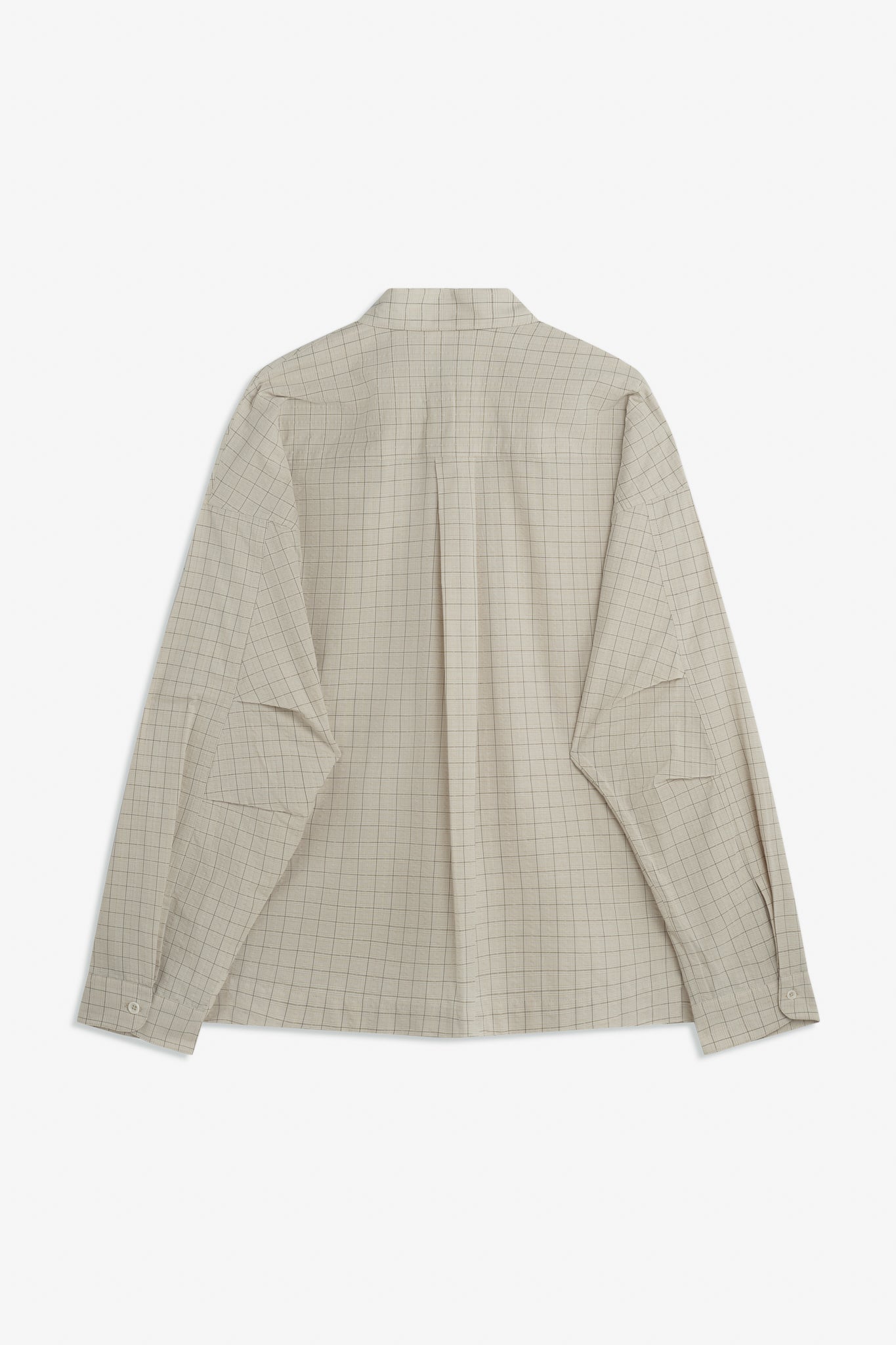 Pocket Parka Shirt - Parchment Check