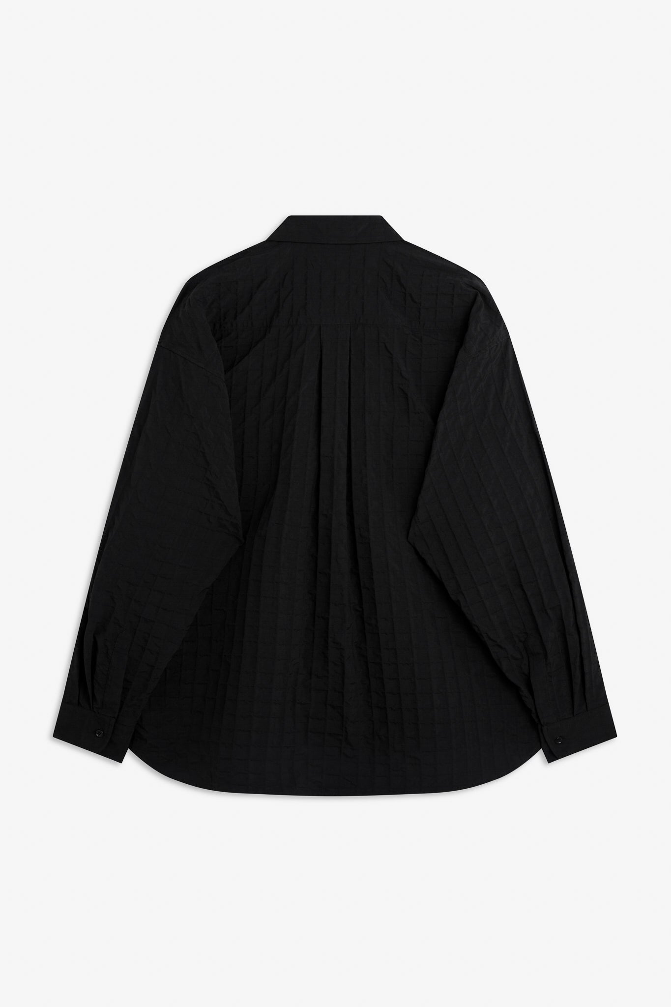 Chisholm Shirt - Black Seersucker Check