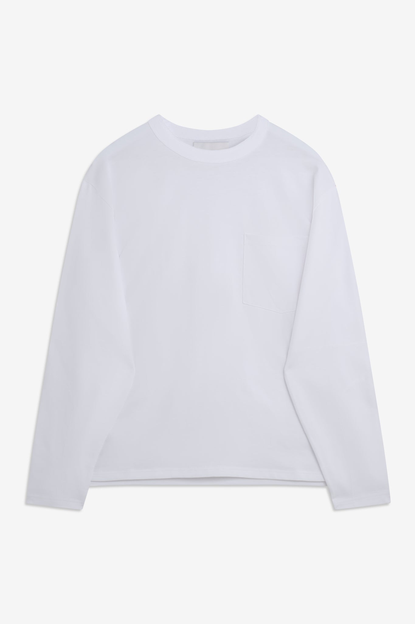 Long Sleeve Lock Tee - White