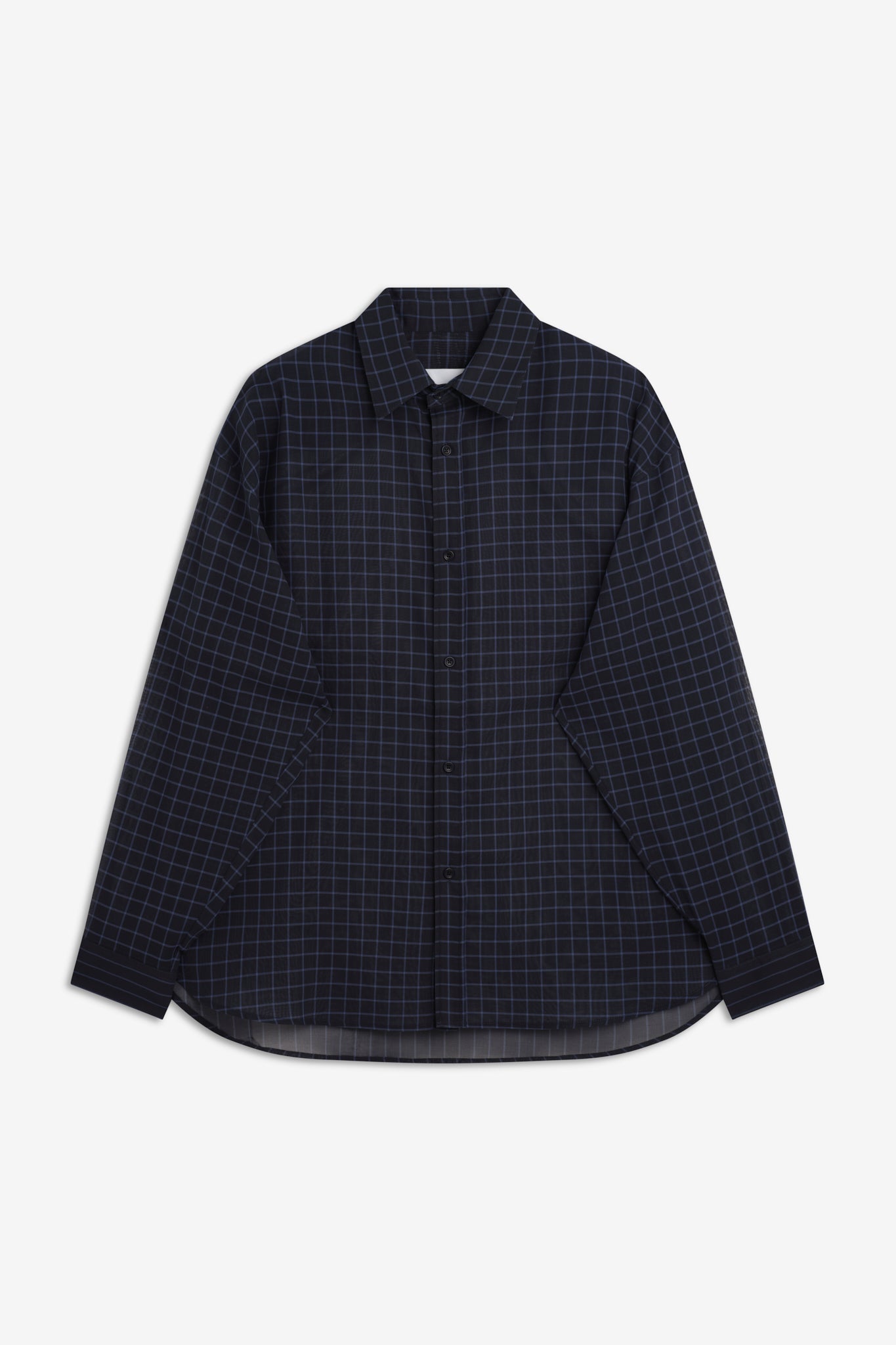 Chisholm Shirt - Navy / Cornflower Blue Check