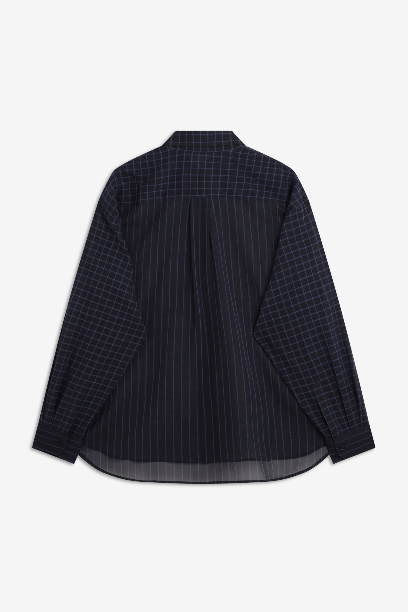 Chisholm Shirt - Navy / Cornflower Blue Check