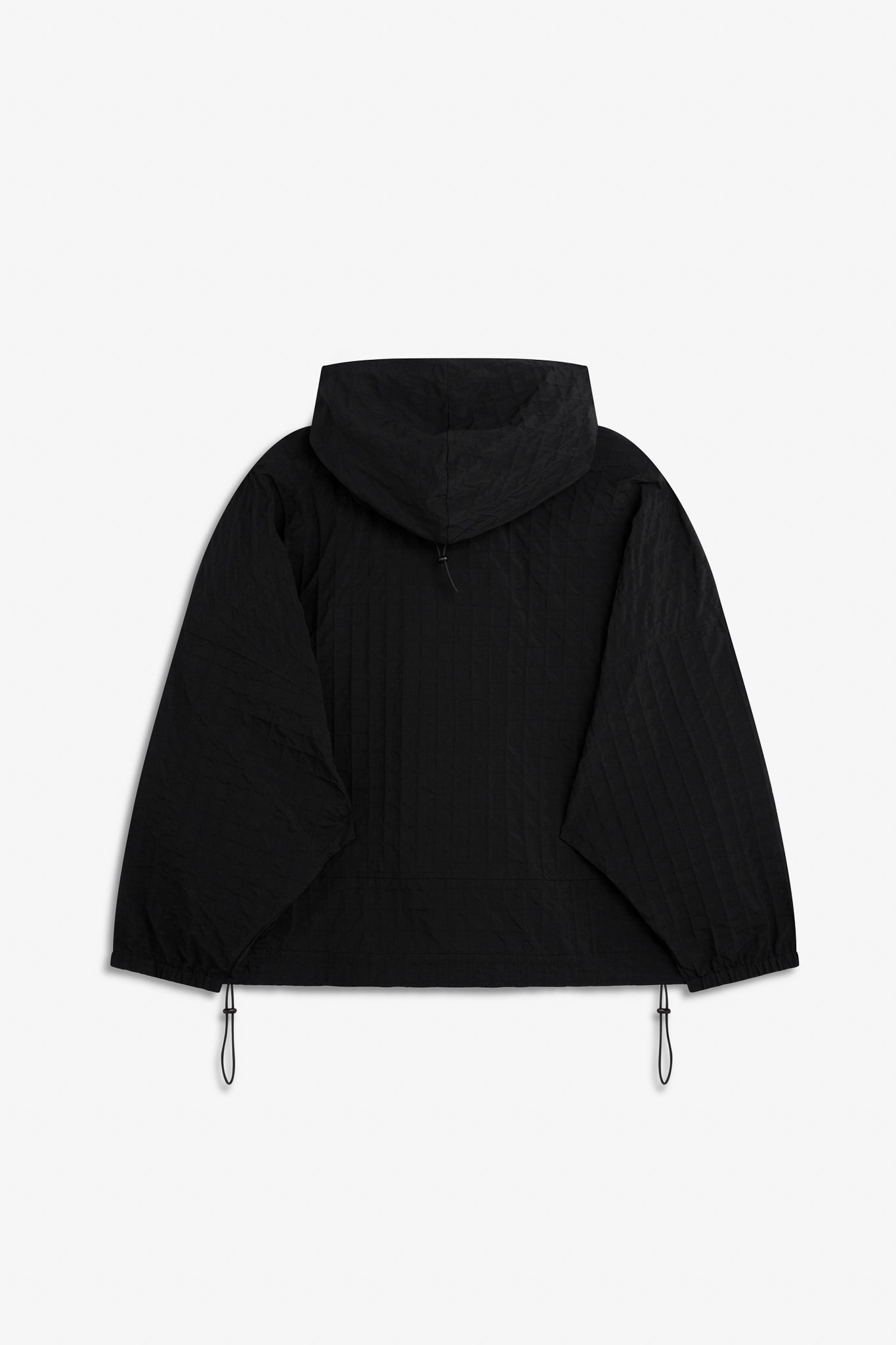 Factor Smock - Black Seersucker Check