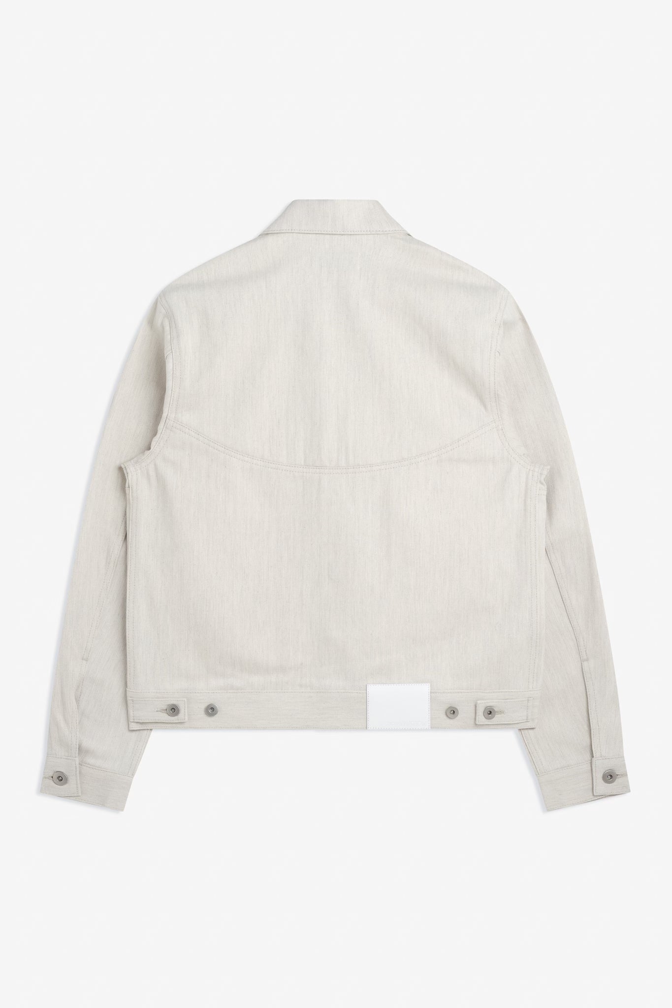 Jiji Jacket Denim - Beige Herringbone