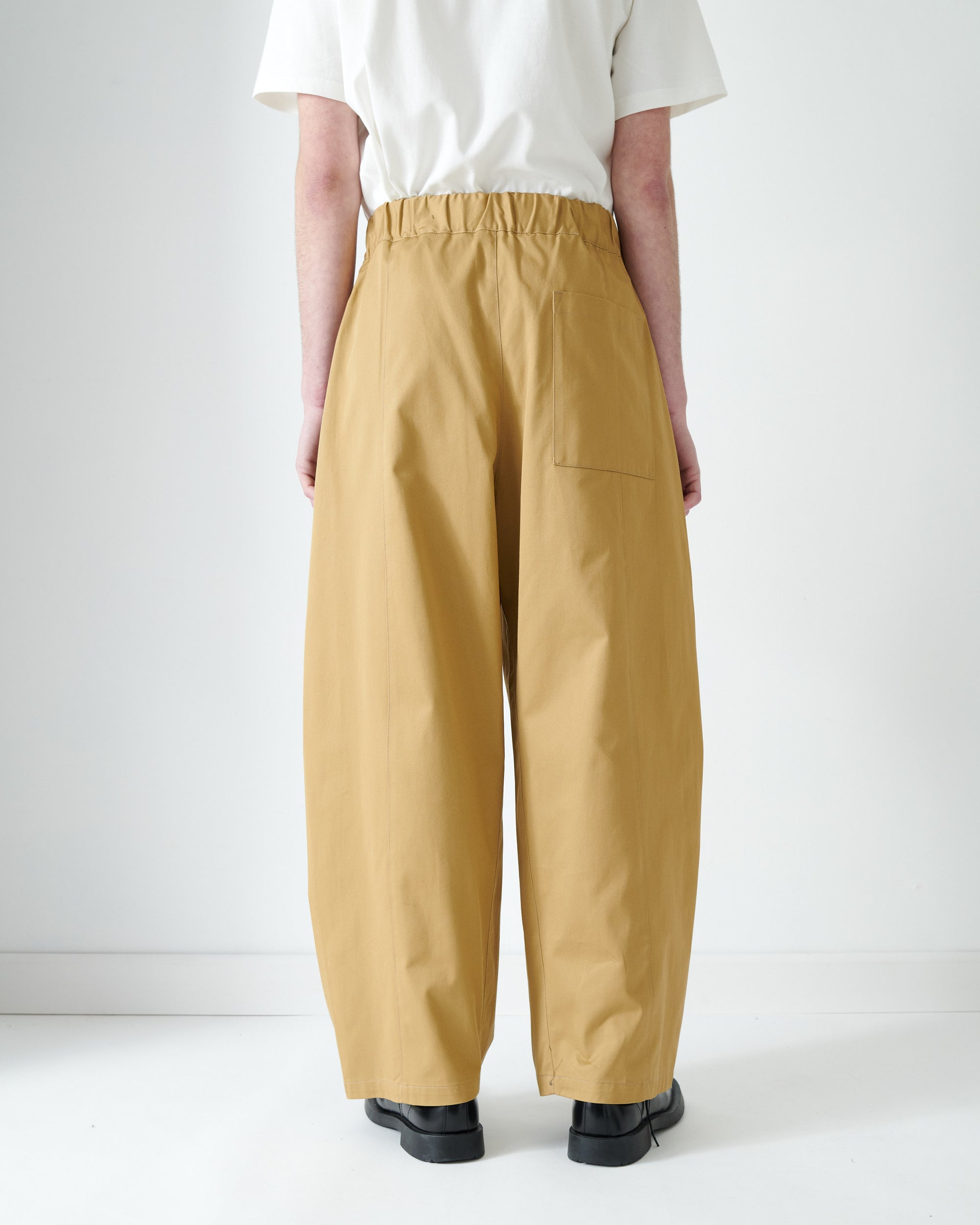 Box Pleat Trouser - Sand