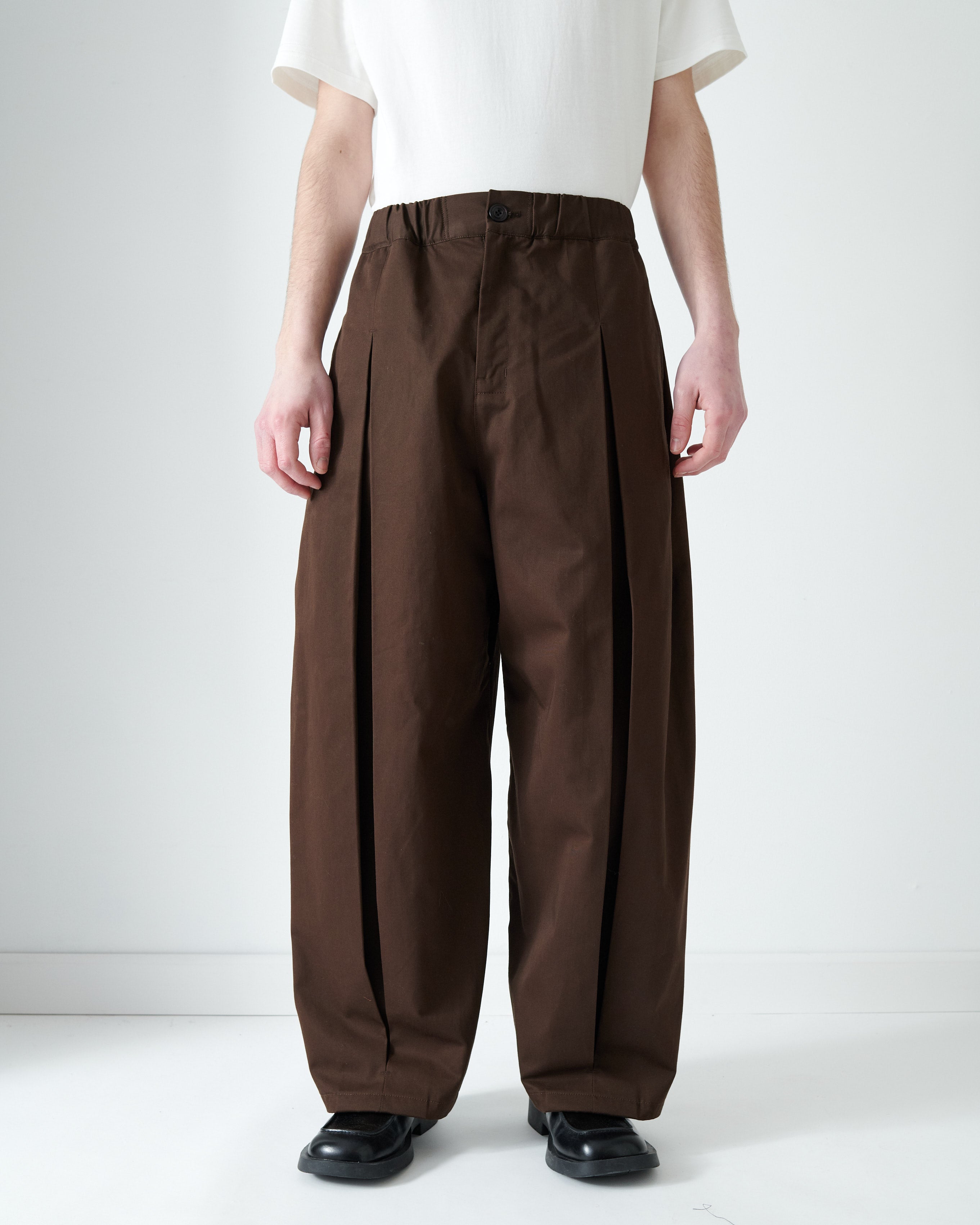 SAGE NATION　- box pleat trouser - Box Pleat Trouser - Sand – SAGE NATION