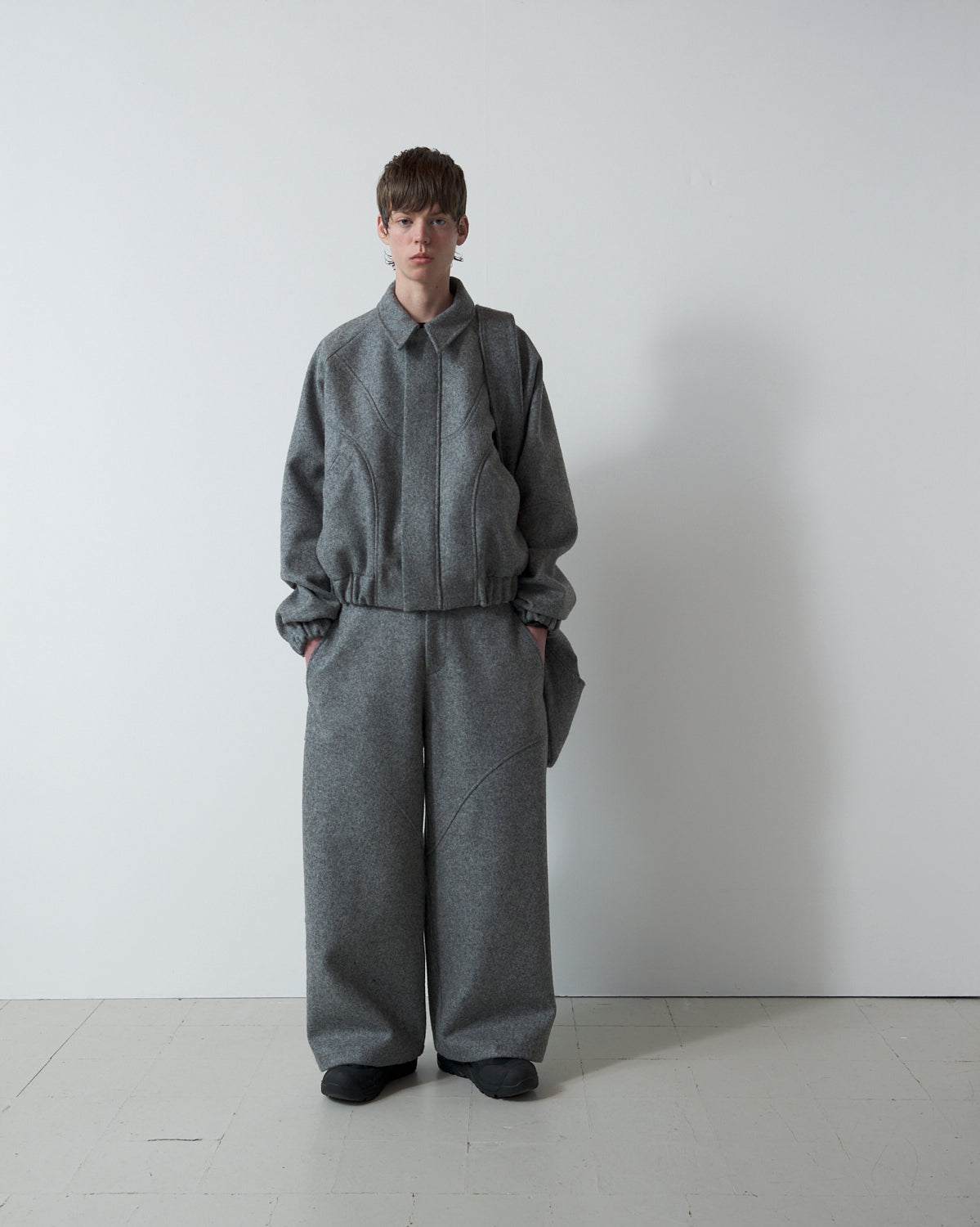 Jiji Jacket - Marl Grey