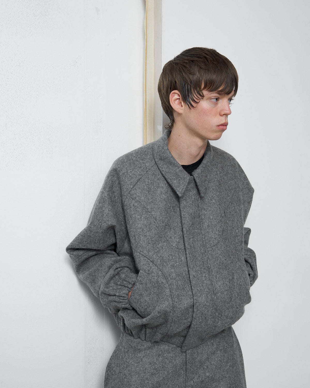 Jiji Jacket - Marl Grey