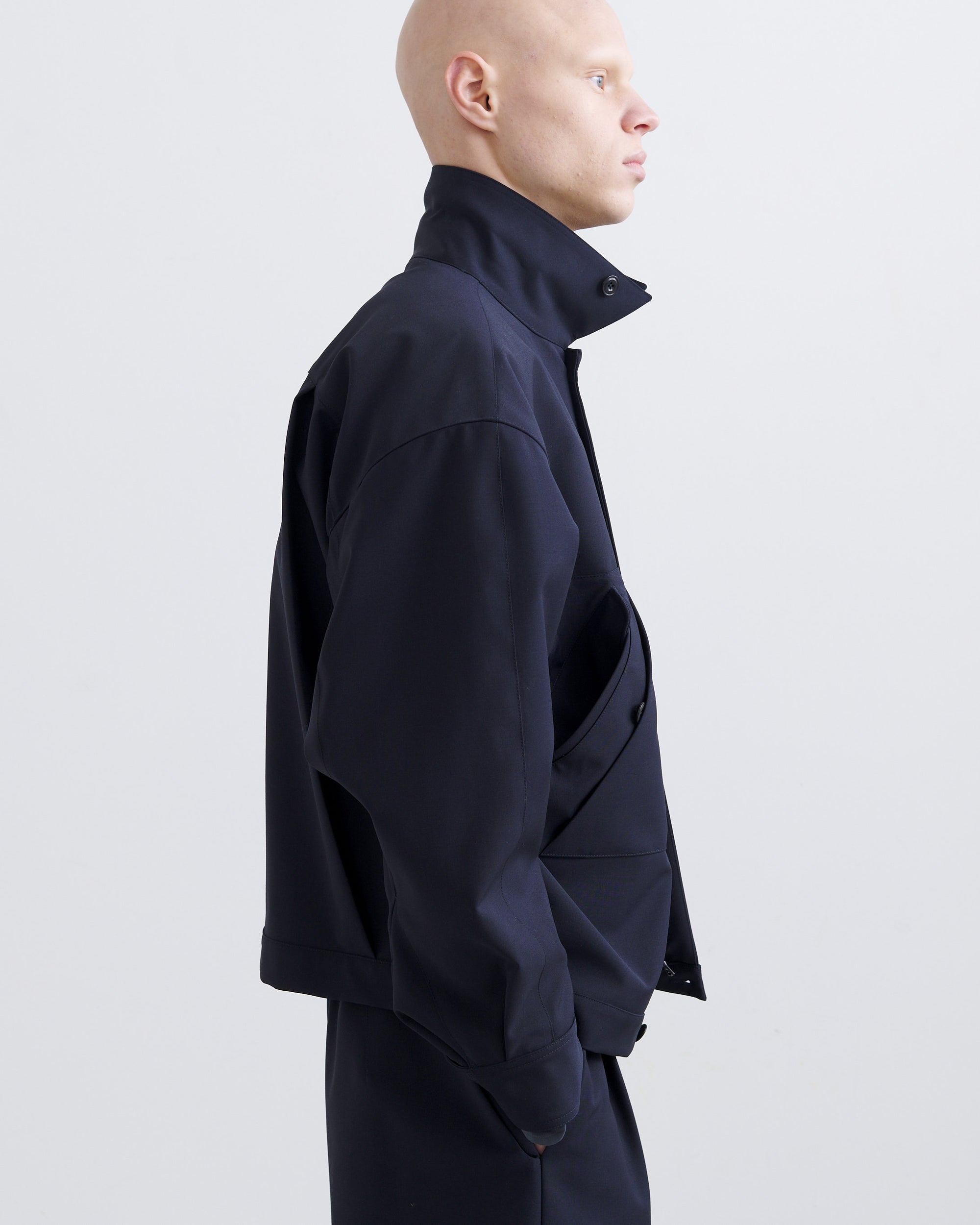 Zushi Jacket - Navy Wool