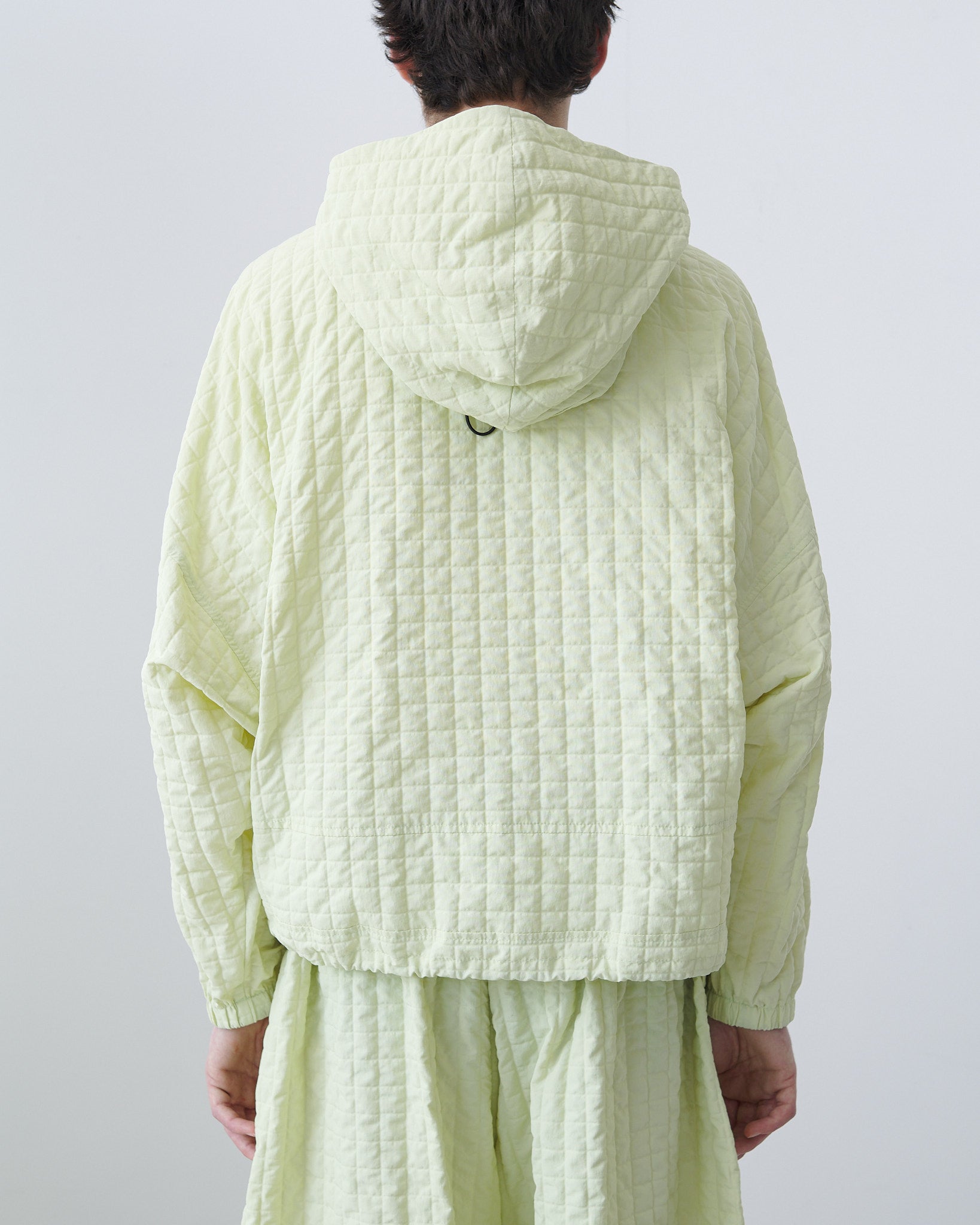 Factor Smock - Lime Seersucker Check