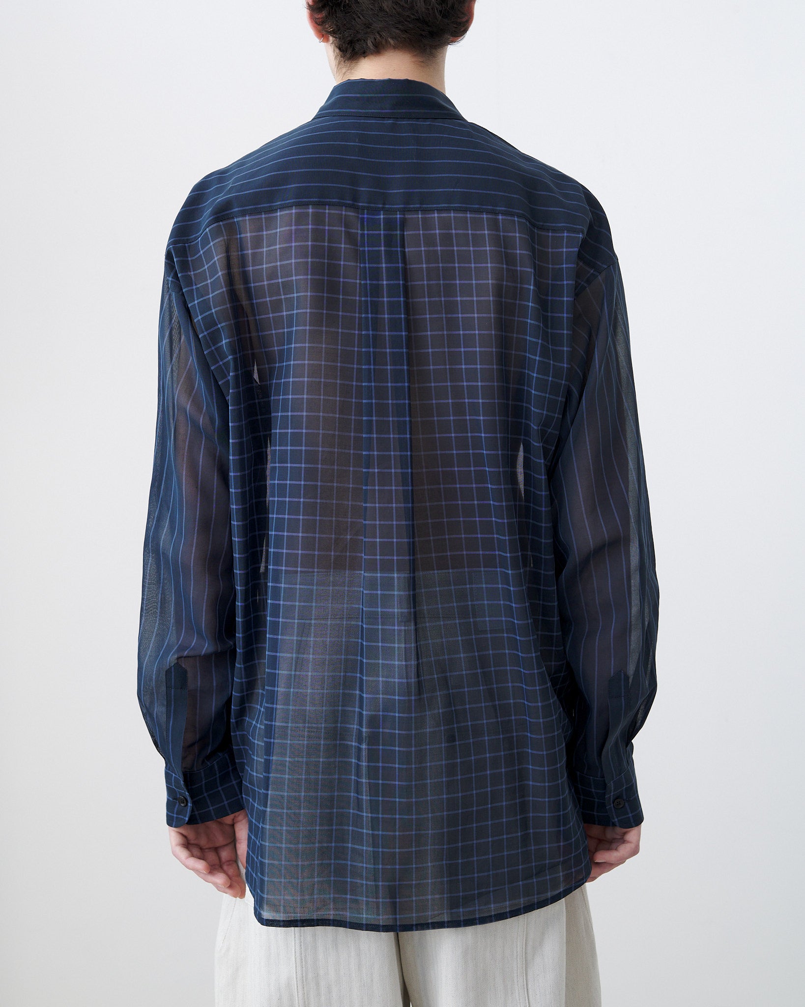 Chisholm Shirt - Navy / Cornflower Blue Stripe