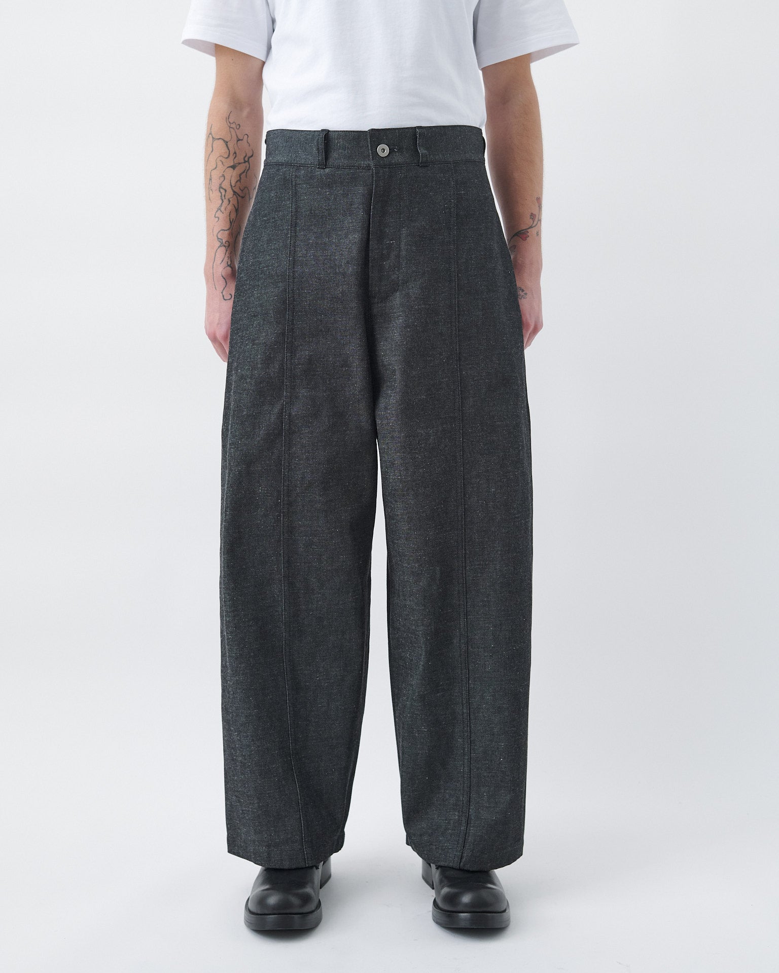 Welt Trouser Denim - Raw Black