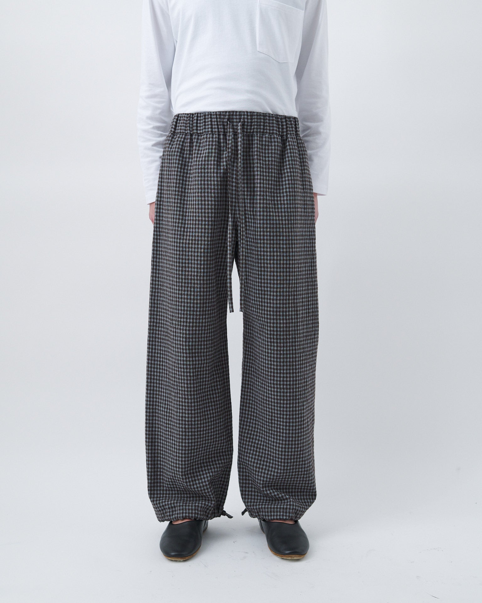 Siesta Trouser - Mint Gingham Check