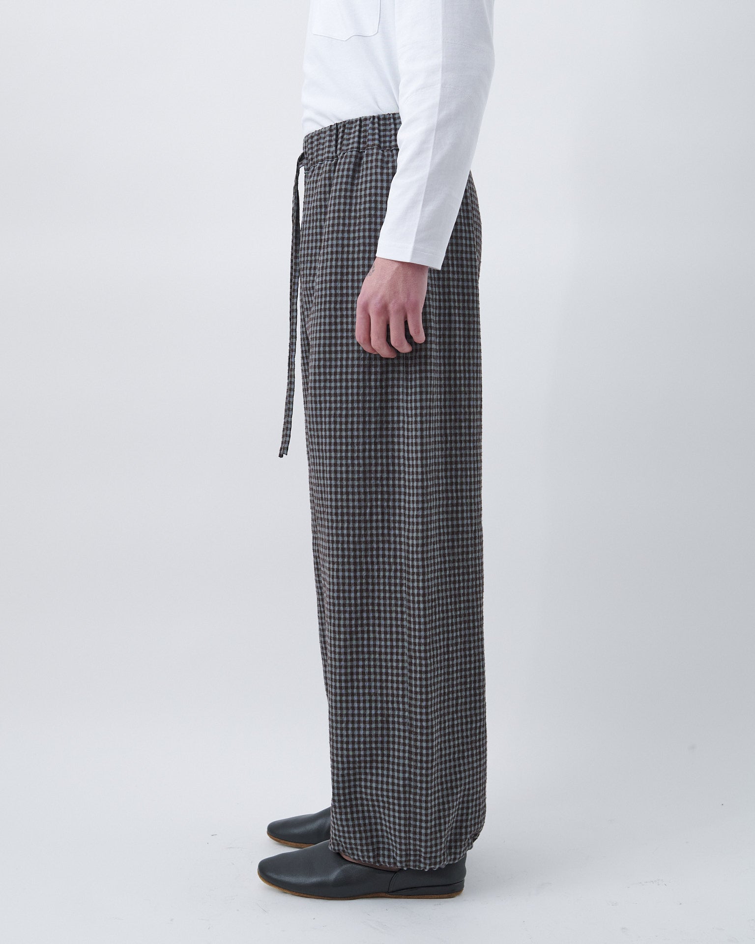 Siesta Trouser - Mint Gingham Check