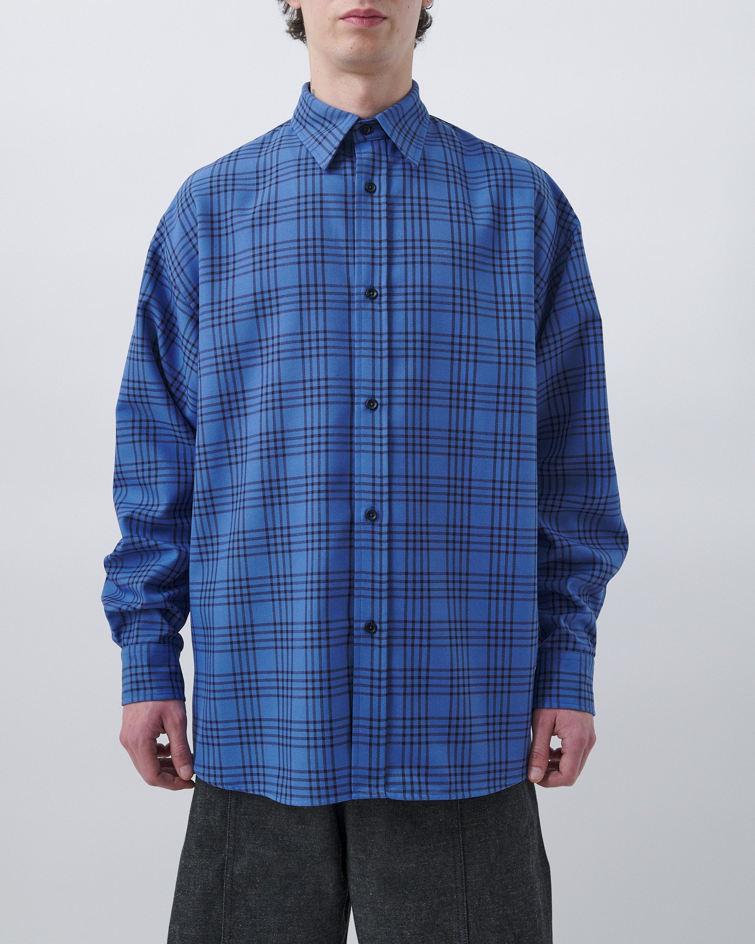 Chisholm Shirt - Royal Blue Check