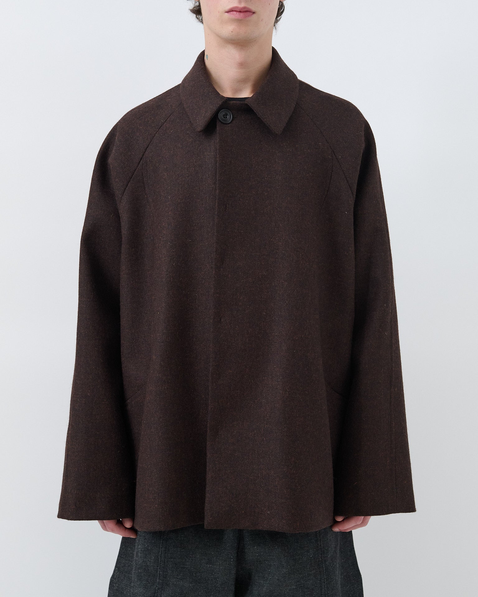 Takeshi Jacket - Mocha Herringbone