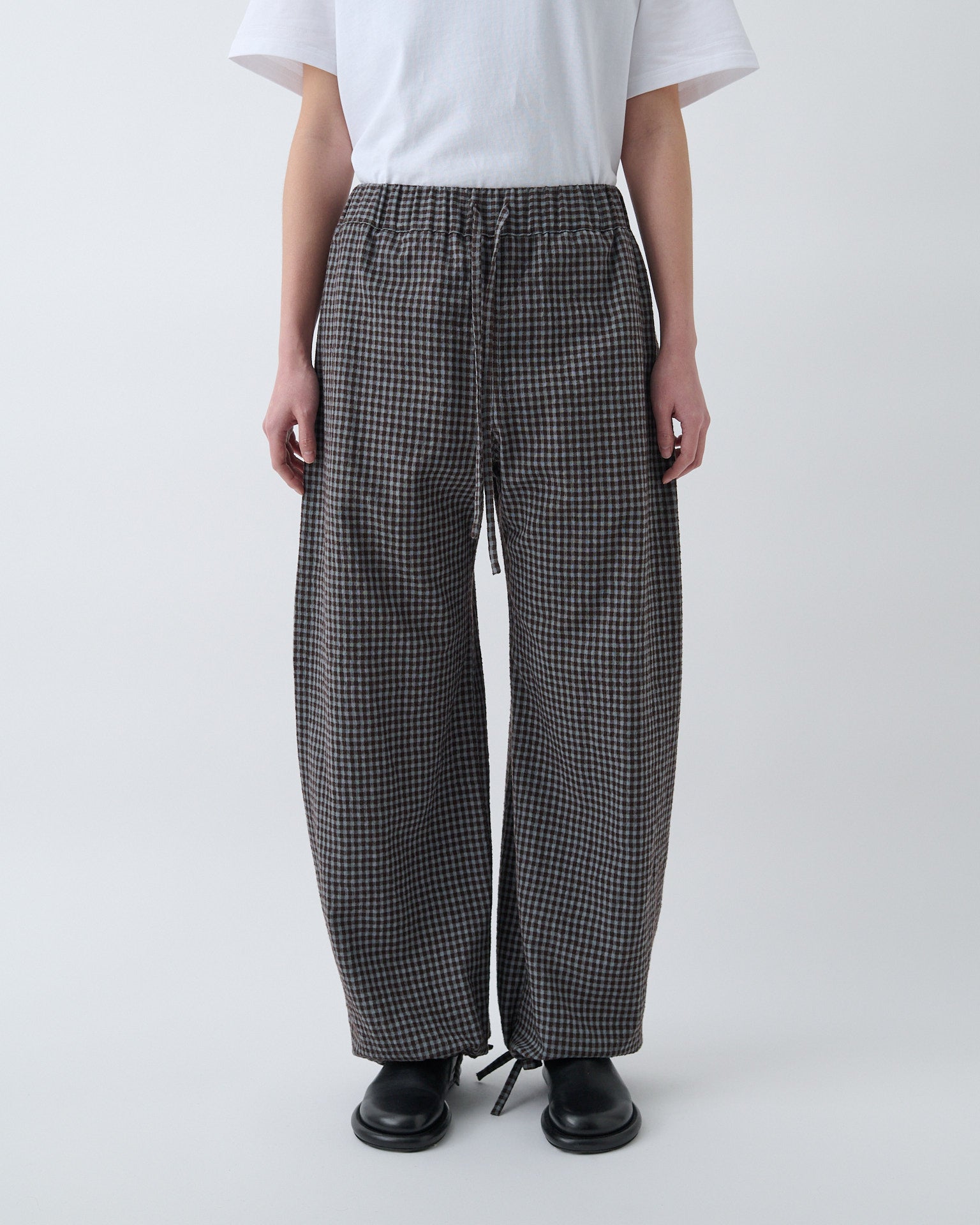 Siesta Trouser - Mint Gingham Check