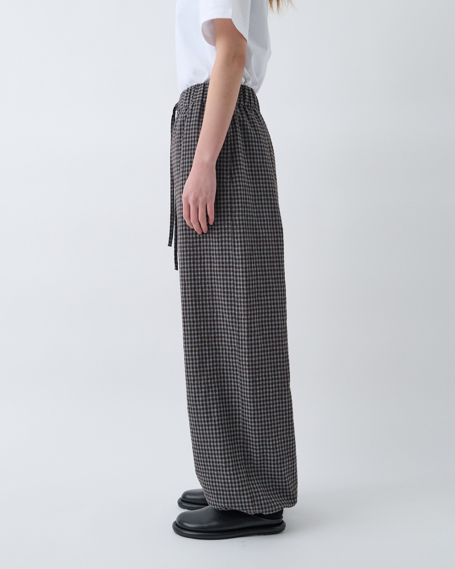 Siesta Trouser - Mint Gingham Check