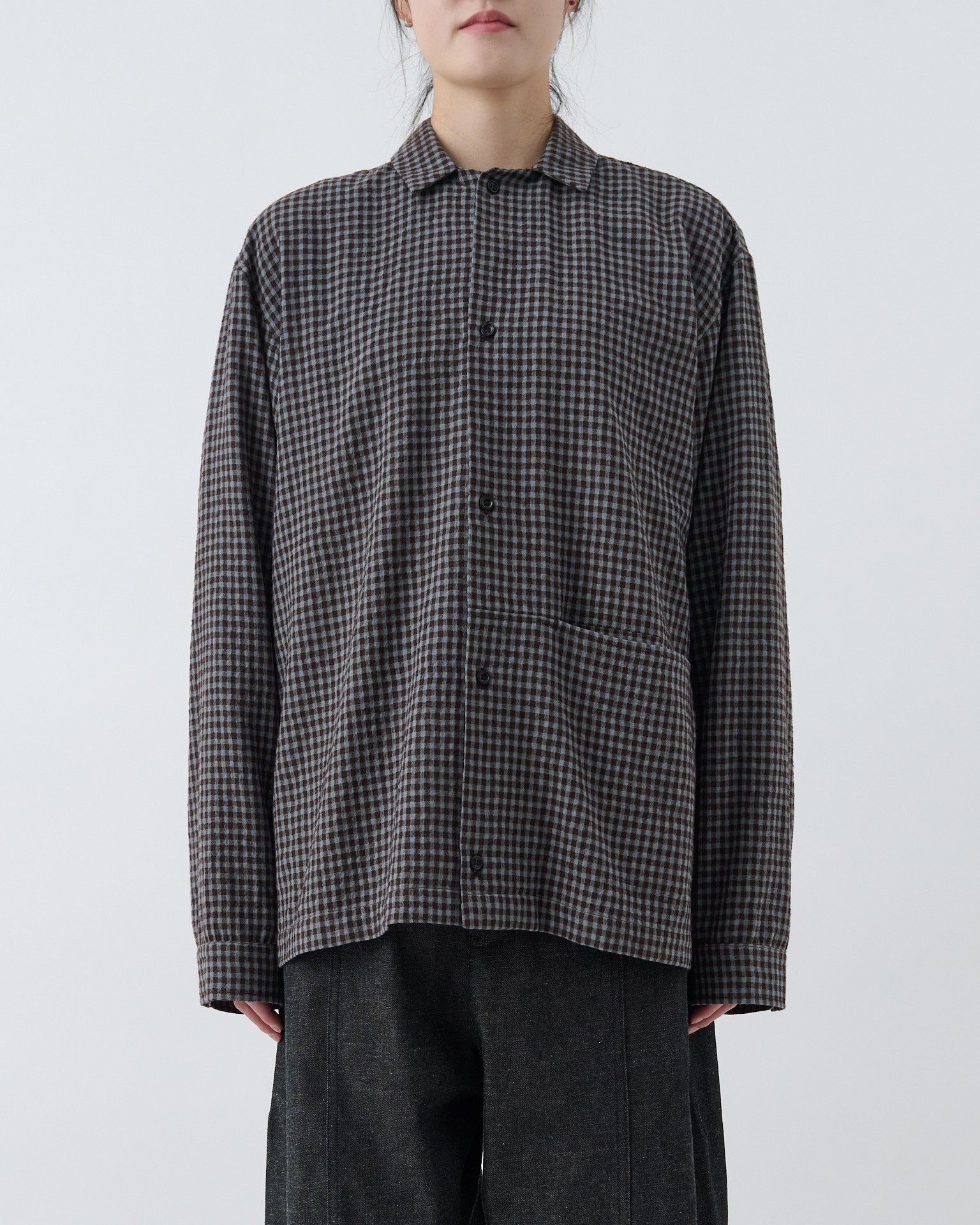 Siesta Shirt - Mint Gingham Check