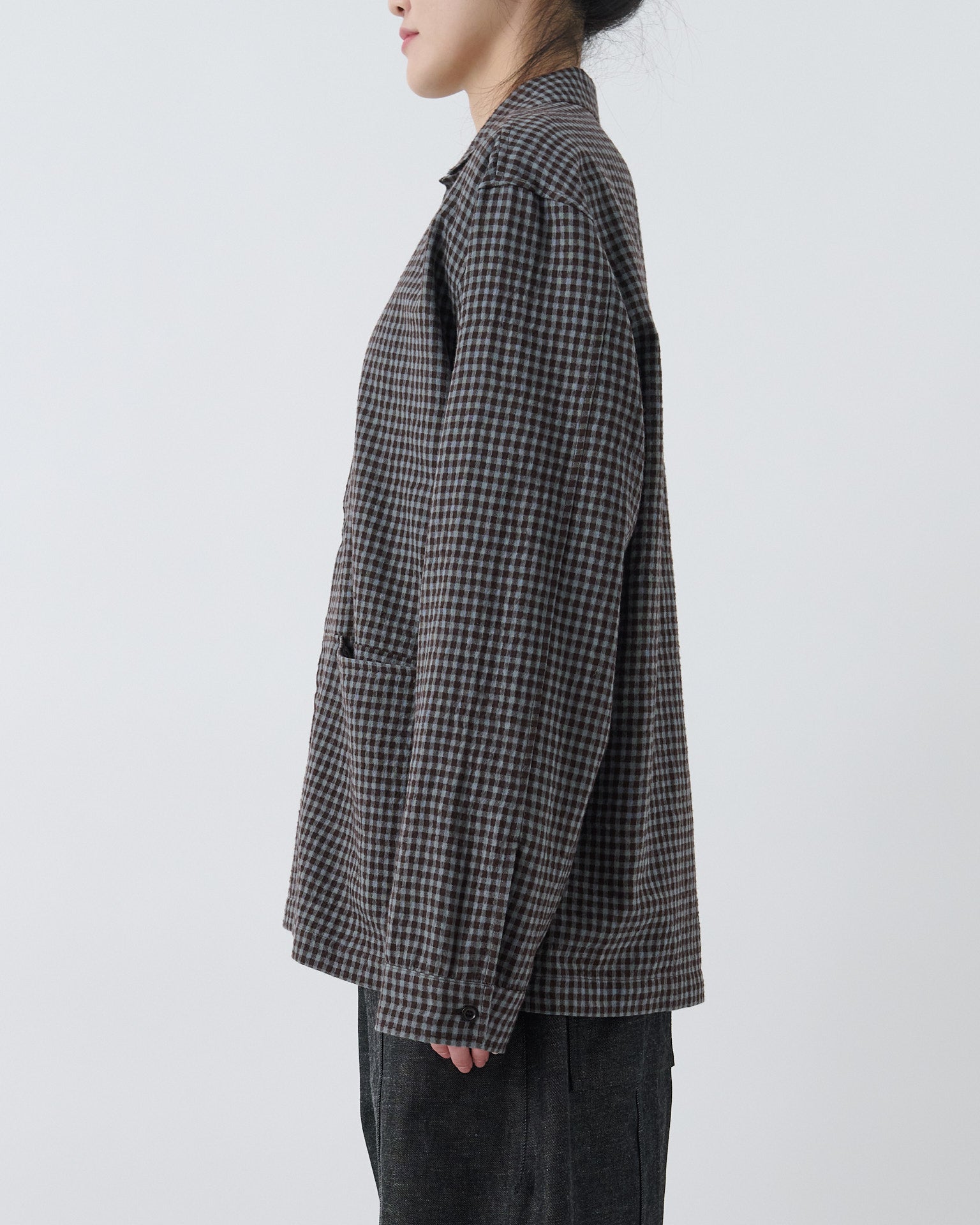 Siesta Shirt - Mint Gingham Check