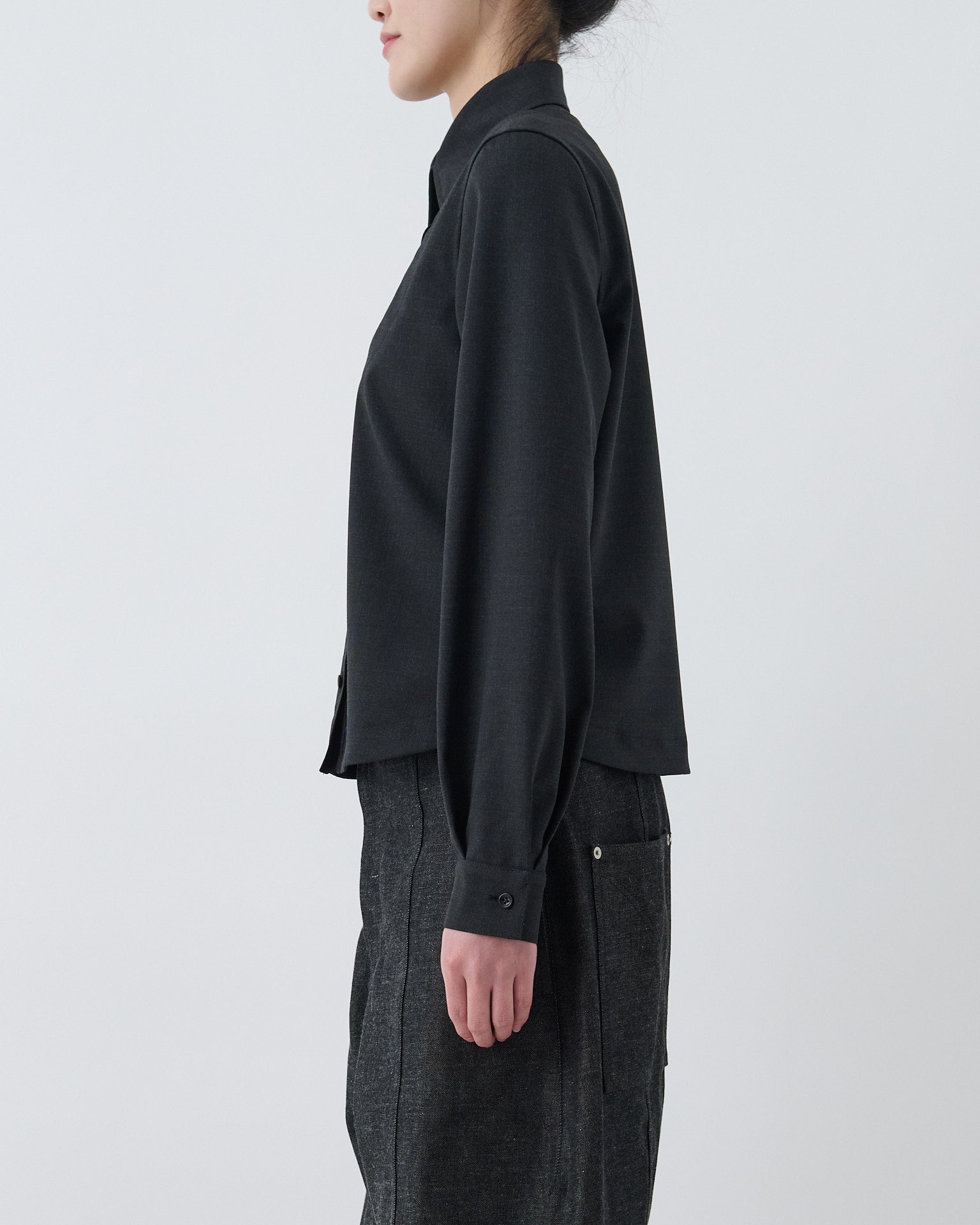 Sakura Shirt - Charcoal