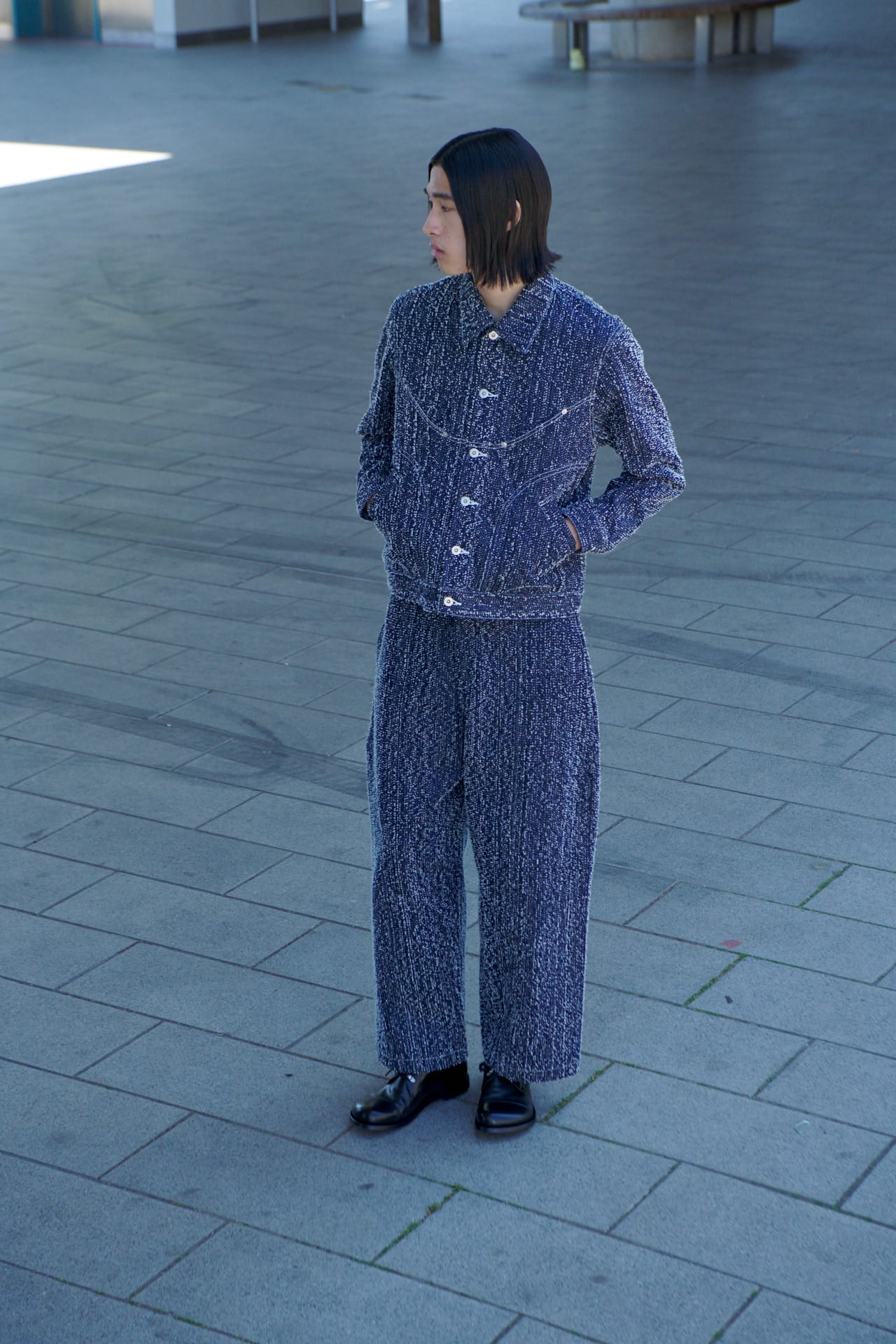 Denim Jiji Jacket - Indigo Snow Nep