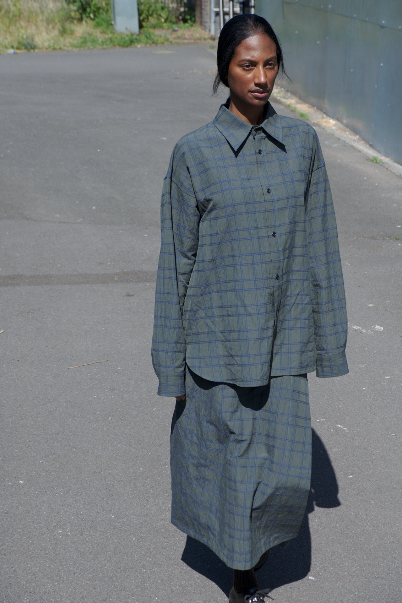 Chisholm Shirt - Harbour Grey Check