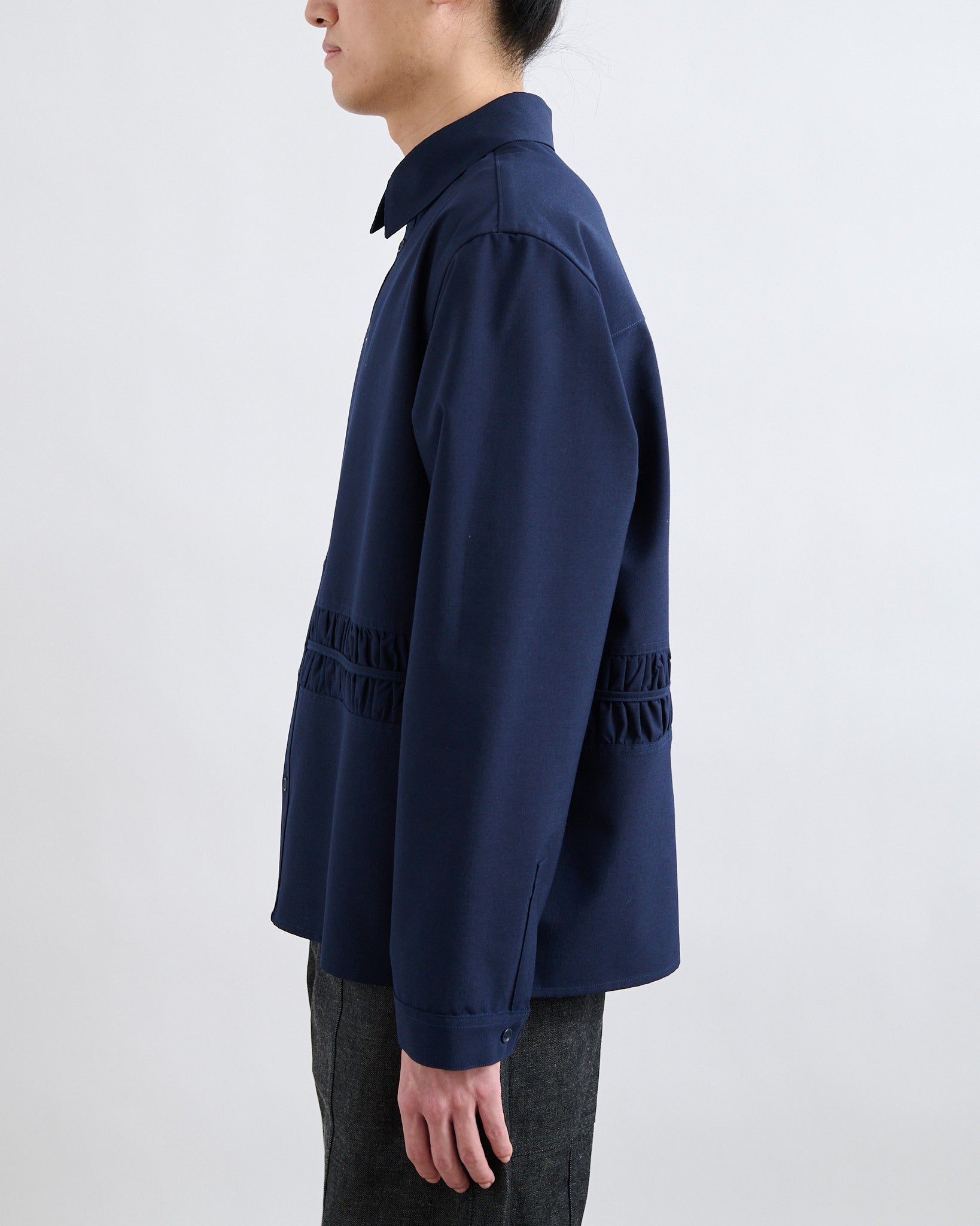 AW26 Fossil Shirt LS - Navy Blue