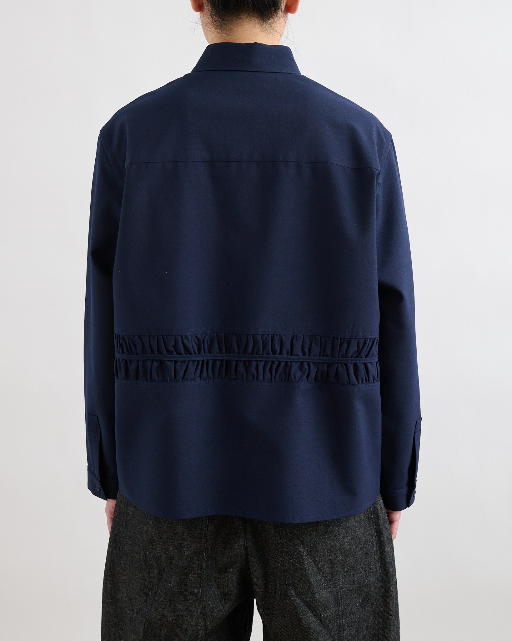 AW26 Fossil Shirt LS - Navy Blue