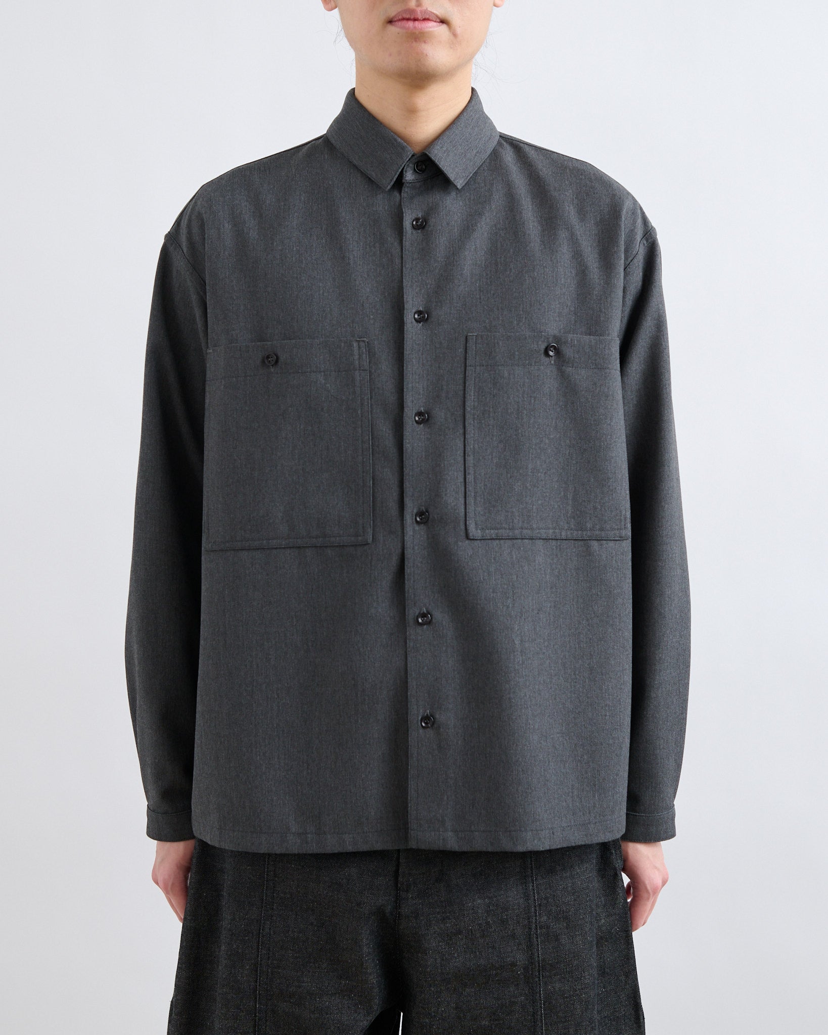 Grange Shirt - Mid Grey
