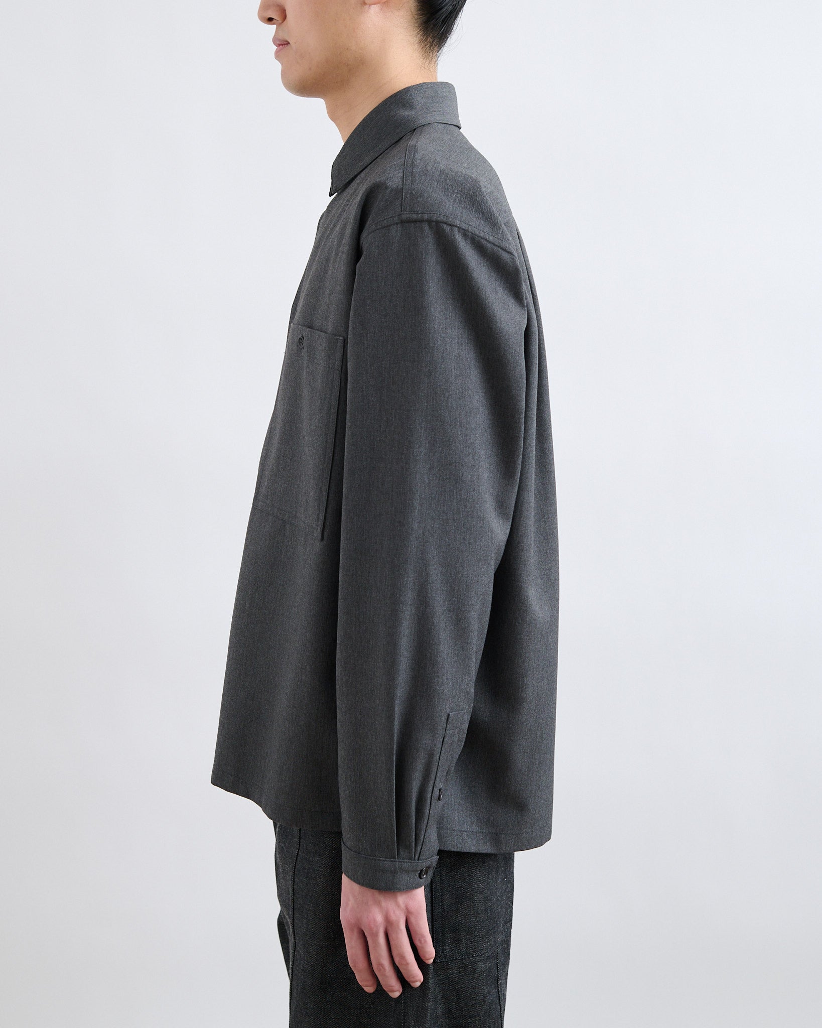 Grange Shirt - Mid Grey