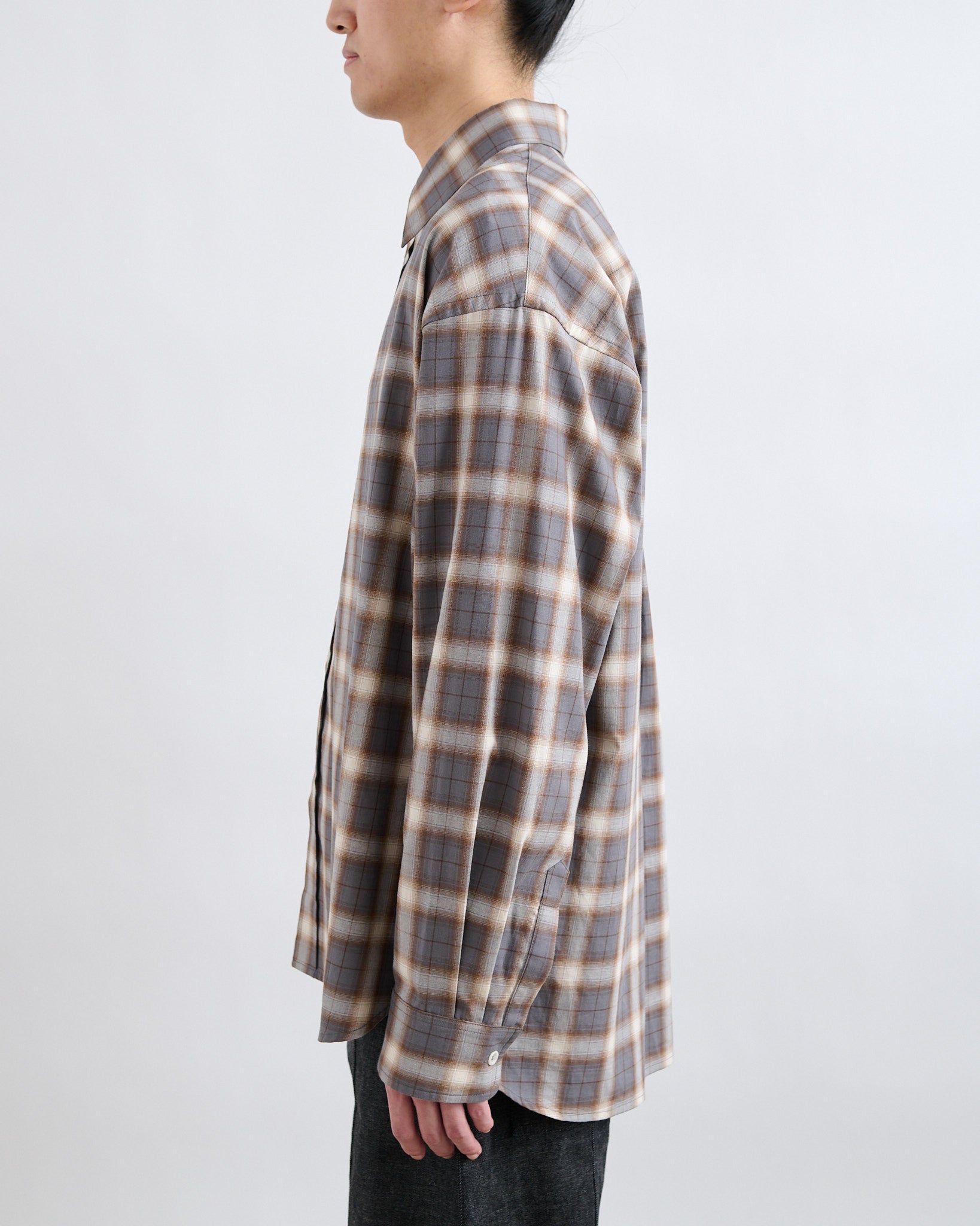 Chisholm Shirt - Ivory Espresso Check