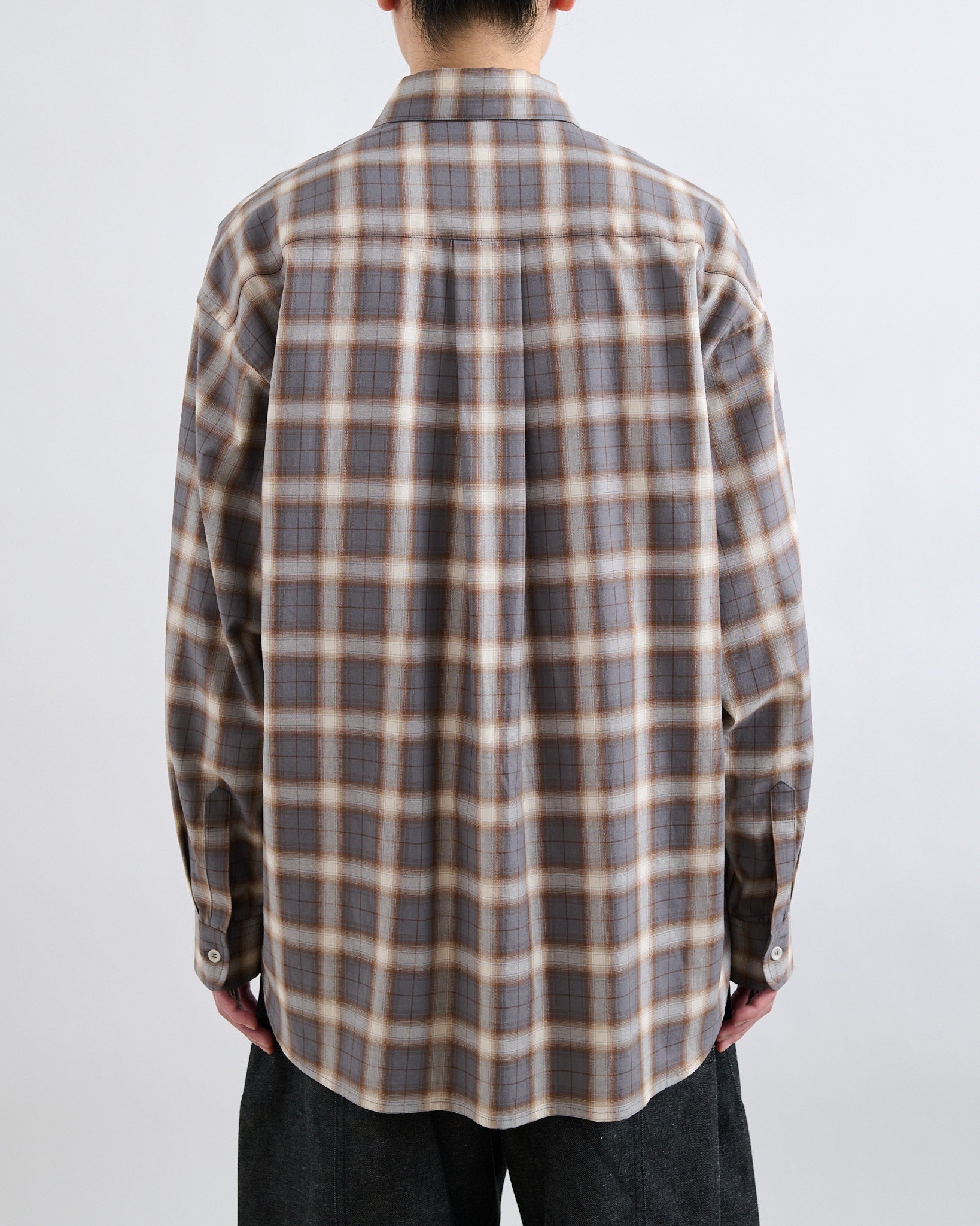 Chisholm Shirt - Ivory Espresso Check