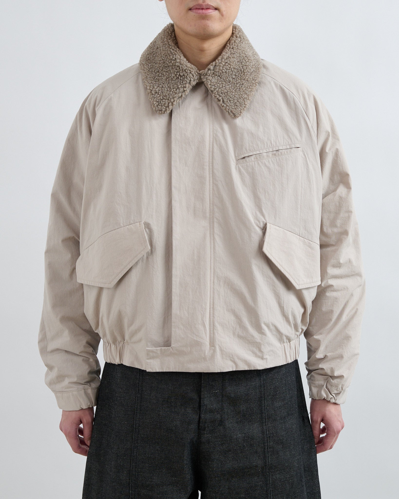 AW26 Toya Bomber - Light Grey