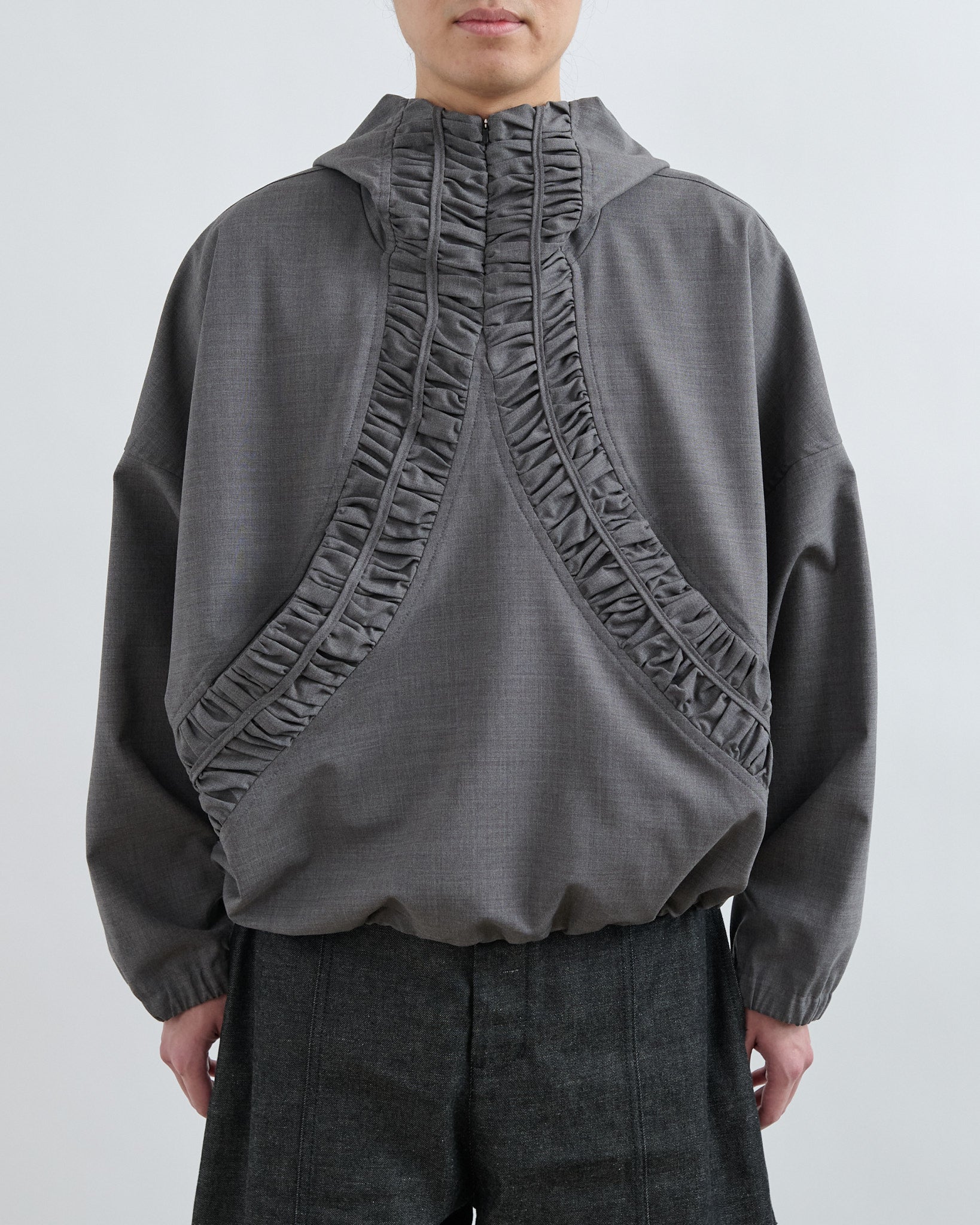 AW26 Fossil Smock - Light Grey