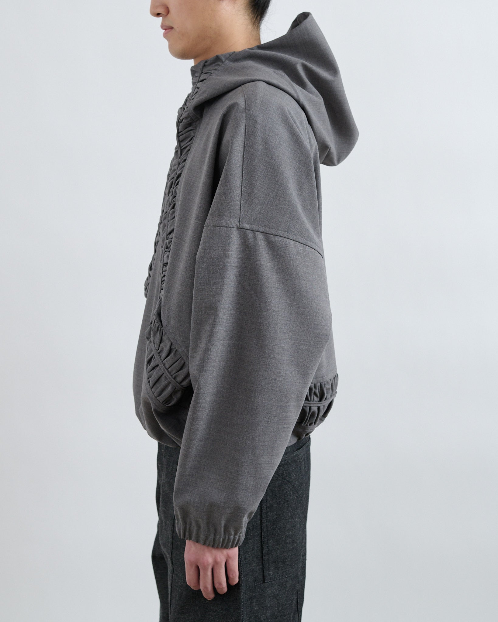 AW26 Fossil Smock - Light Grey