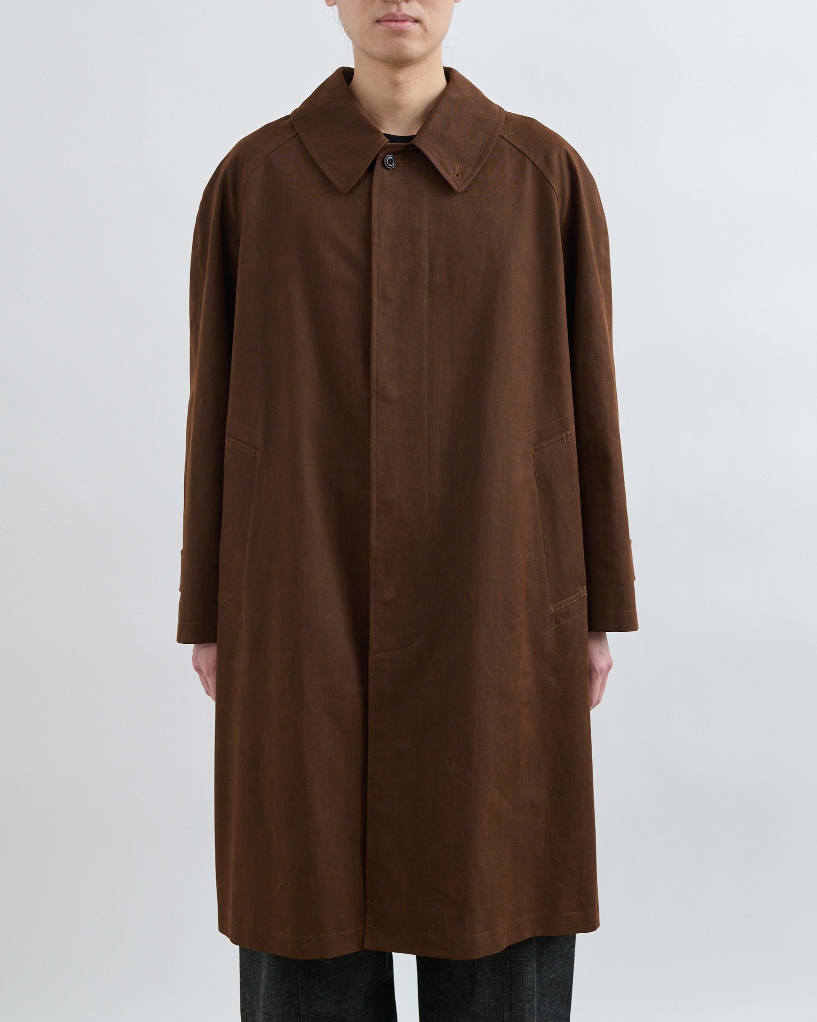 AW26 Westminster Overcoat - Bark Brown