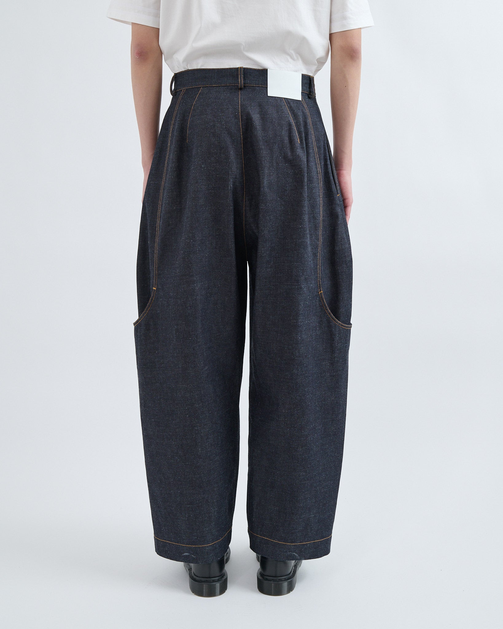 Malay Trouser Denim - Raw Indigo